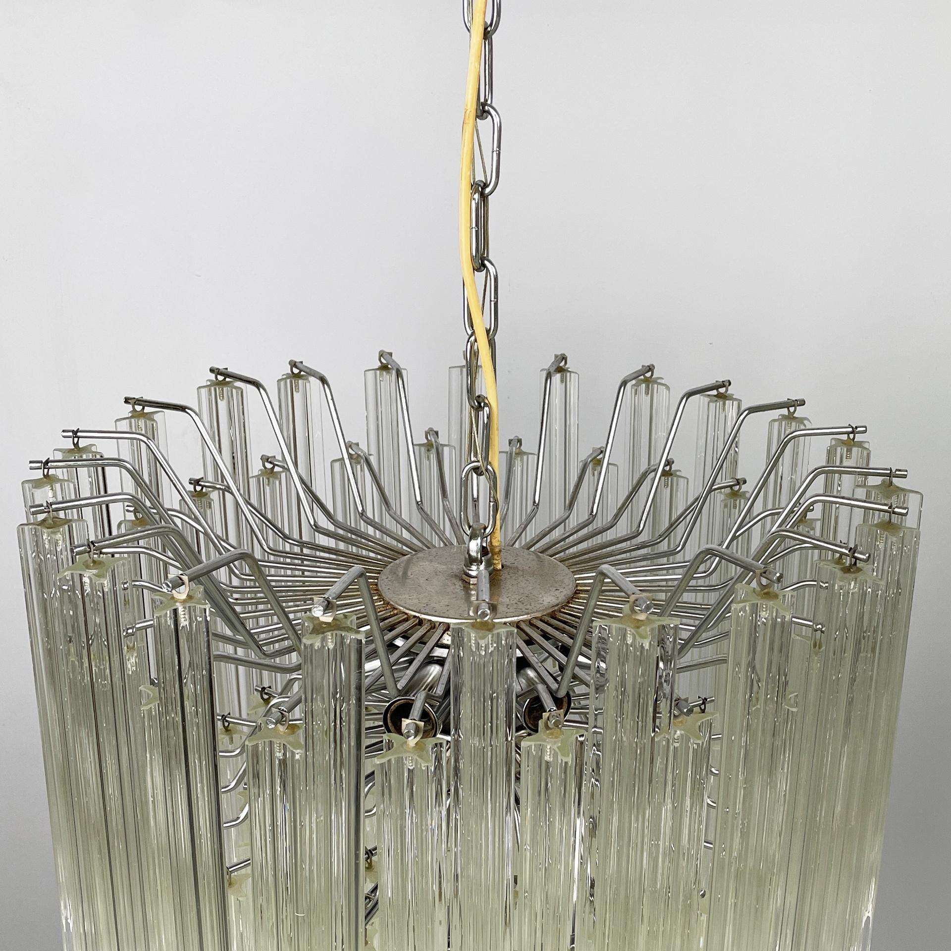 Moderner italienischer Kronleuchter aus Murano-Glas von Murano Due, 1970er Jahre im Angebot 10