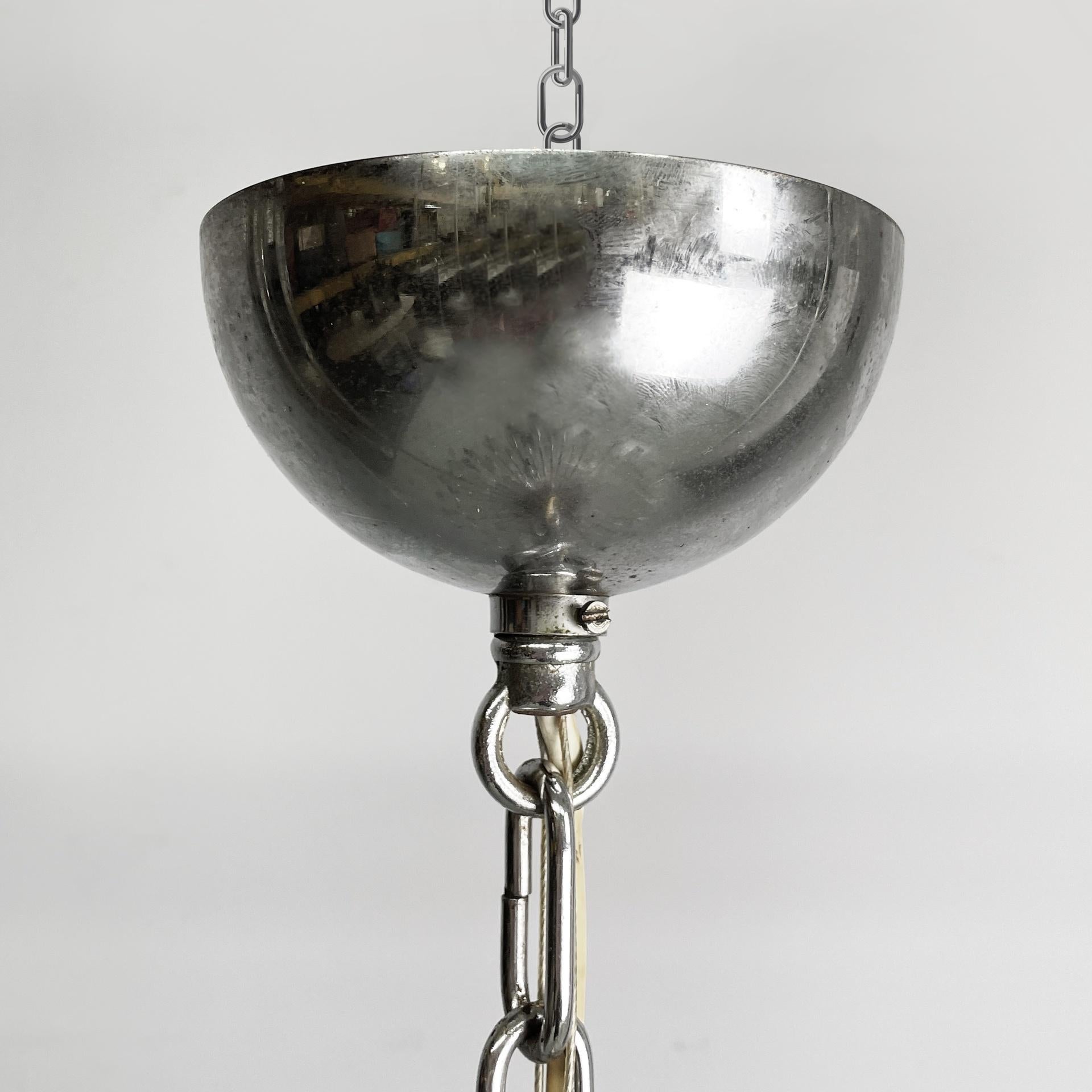 Lampadario moderno italiano in vetro di Murano Due, anni '70 in vendita 13