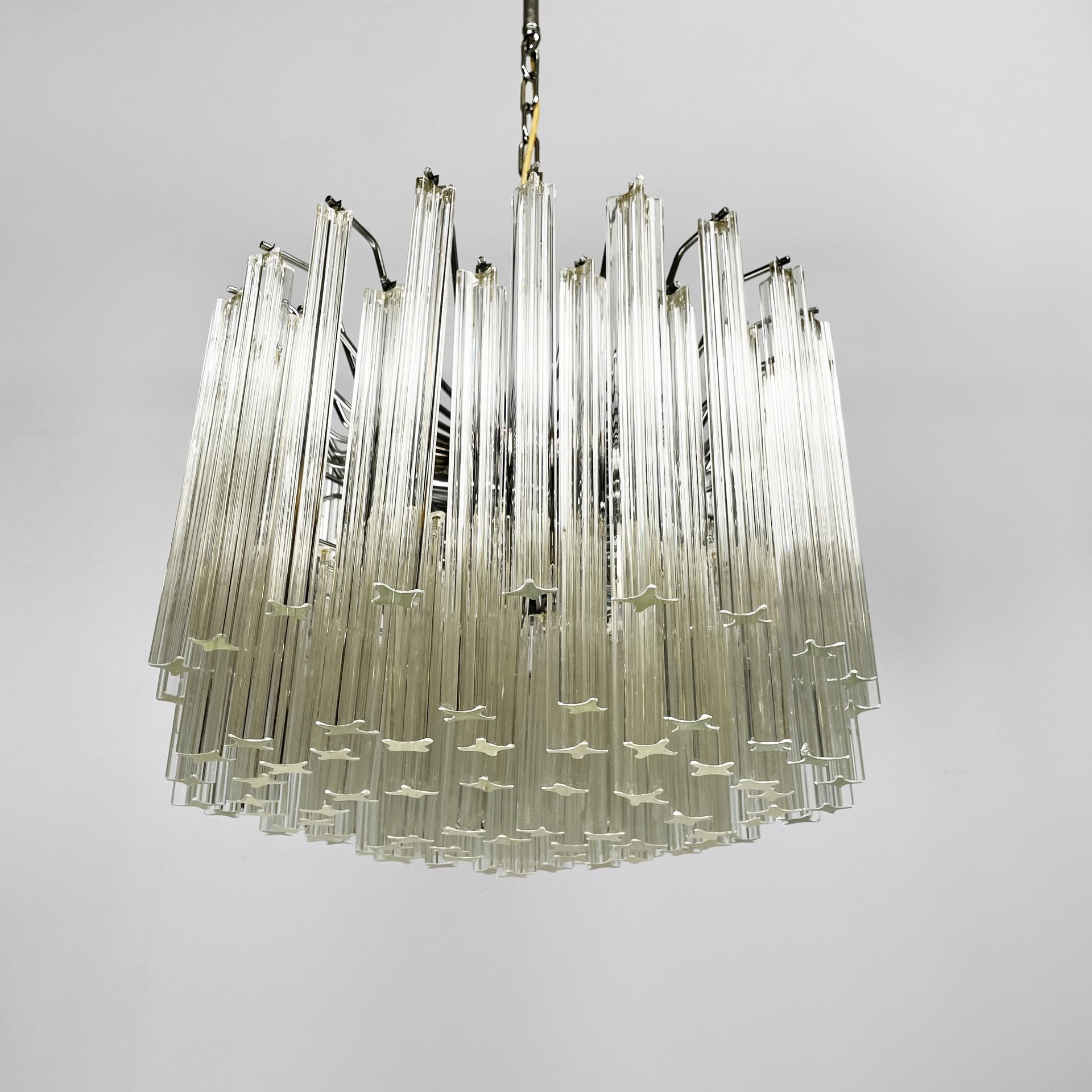Moderner italienischer Kronleuchter aus Murano-Glas von Murano Due, 1970er Jahre (Ende des 20. Jahrhunderts) im Angebot
