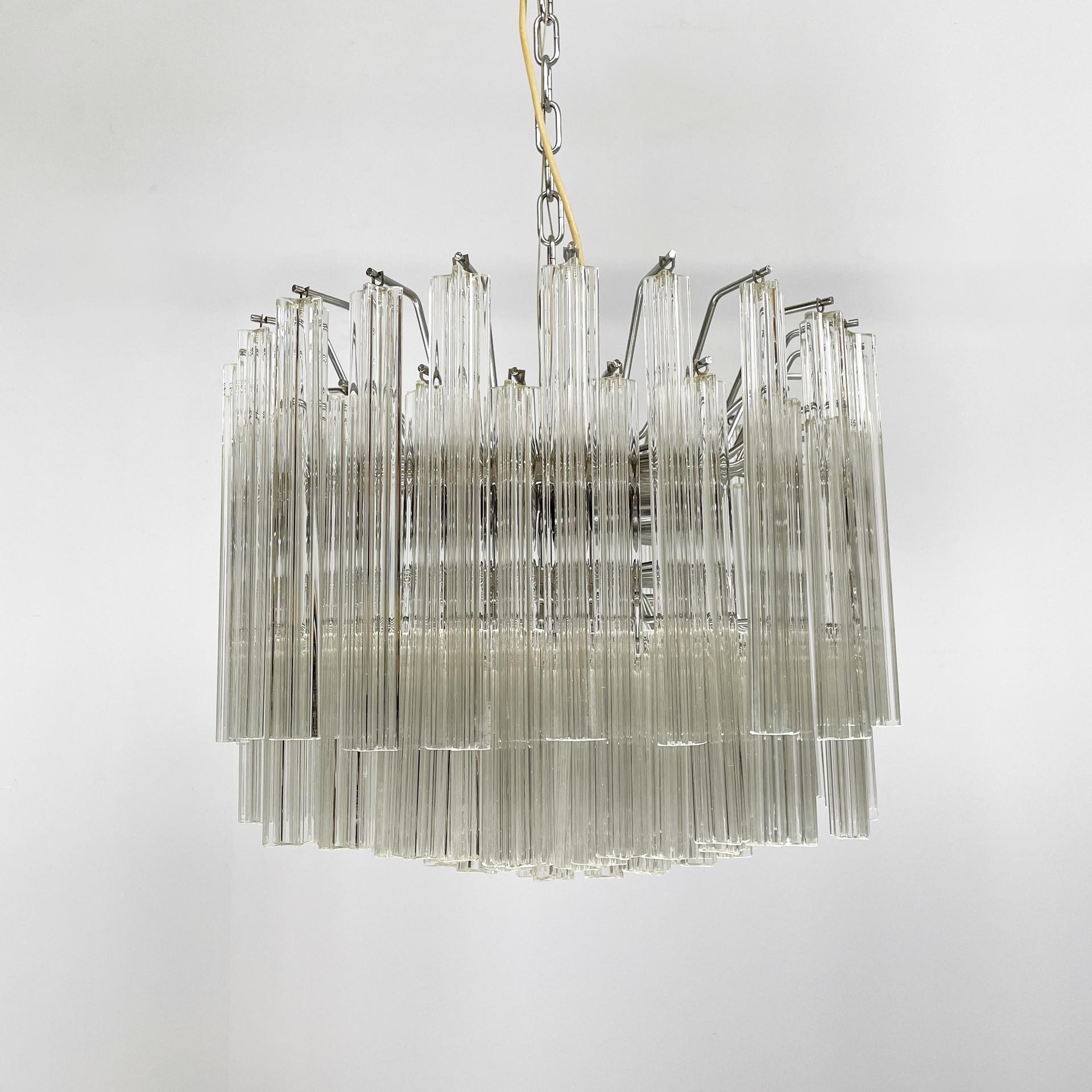 Moderner italienischer Kronleuchter aus Murano-Glas von Murano Due, 1970er Jahre im Angebot 1