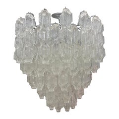 Italian Modern Murano Glass Chandelier By Toni Zuccheri For Venini