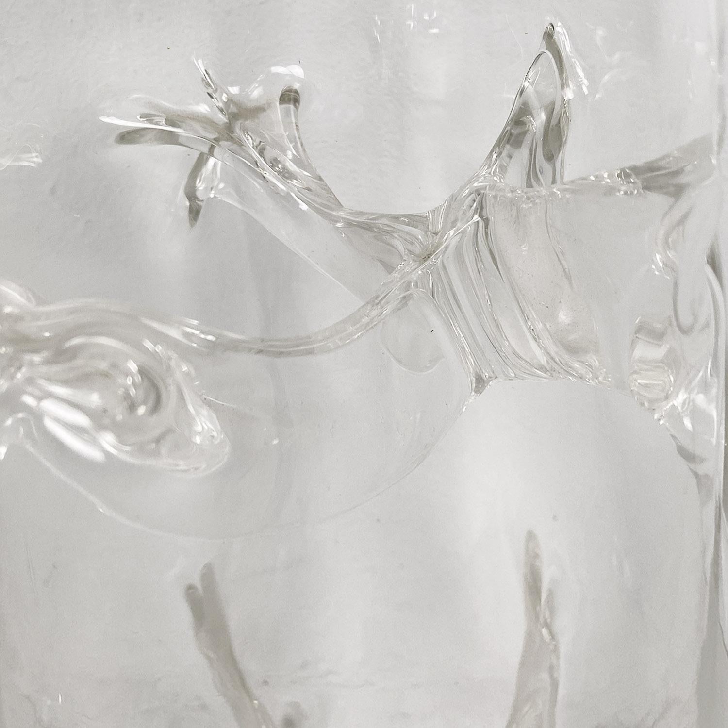 Italian modern Murano glass Membrana vase by Toni Zuccheri for VeArt, 1970s For Sale 2