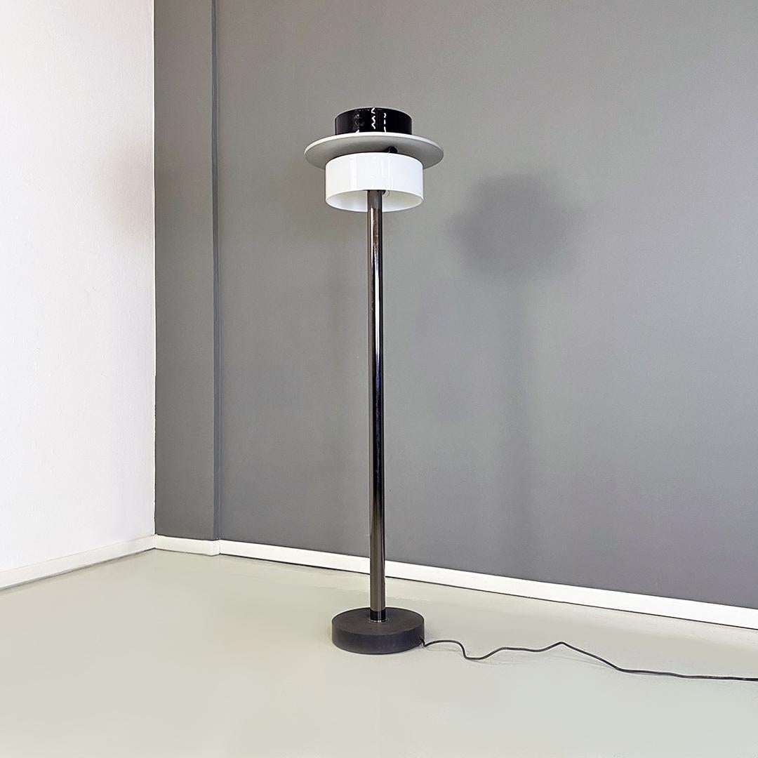 Late 20th Century Italian Modern Murano Glass Ratrih Floor Lamp by Ettore Sottsass for Venini 1994 For Sale