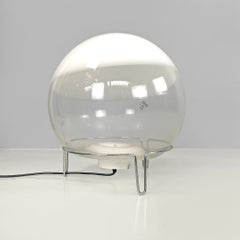 Italian modern Murano glass table lamp Sfera Angelo Mangiarotti Skipper, 1970s