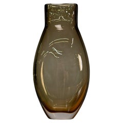 Moderno italiano, cristal de Murano, jarrón de sobremesa, Italia, años 60