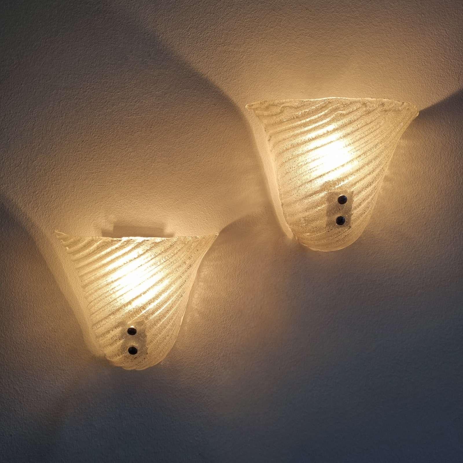 Italian Modern Murano Graniglia Wall Sconces , Italy 90s, Pair 4