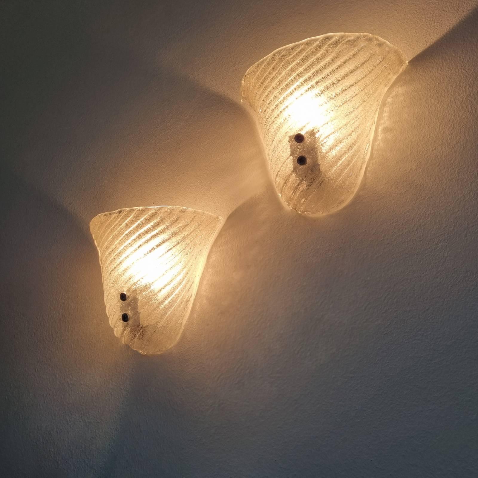 Italian Modern Murano Graniglia Wall Sconces , Italy 90s, Pair 6