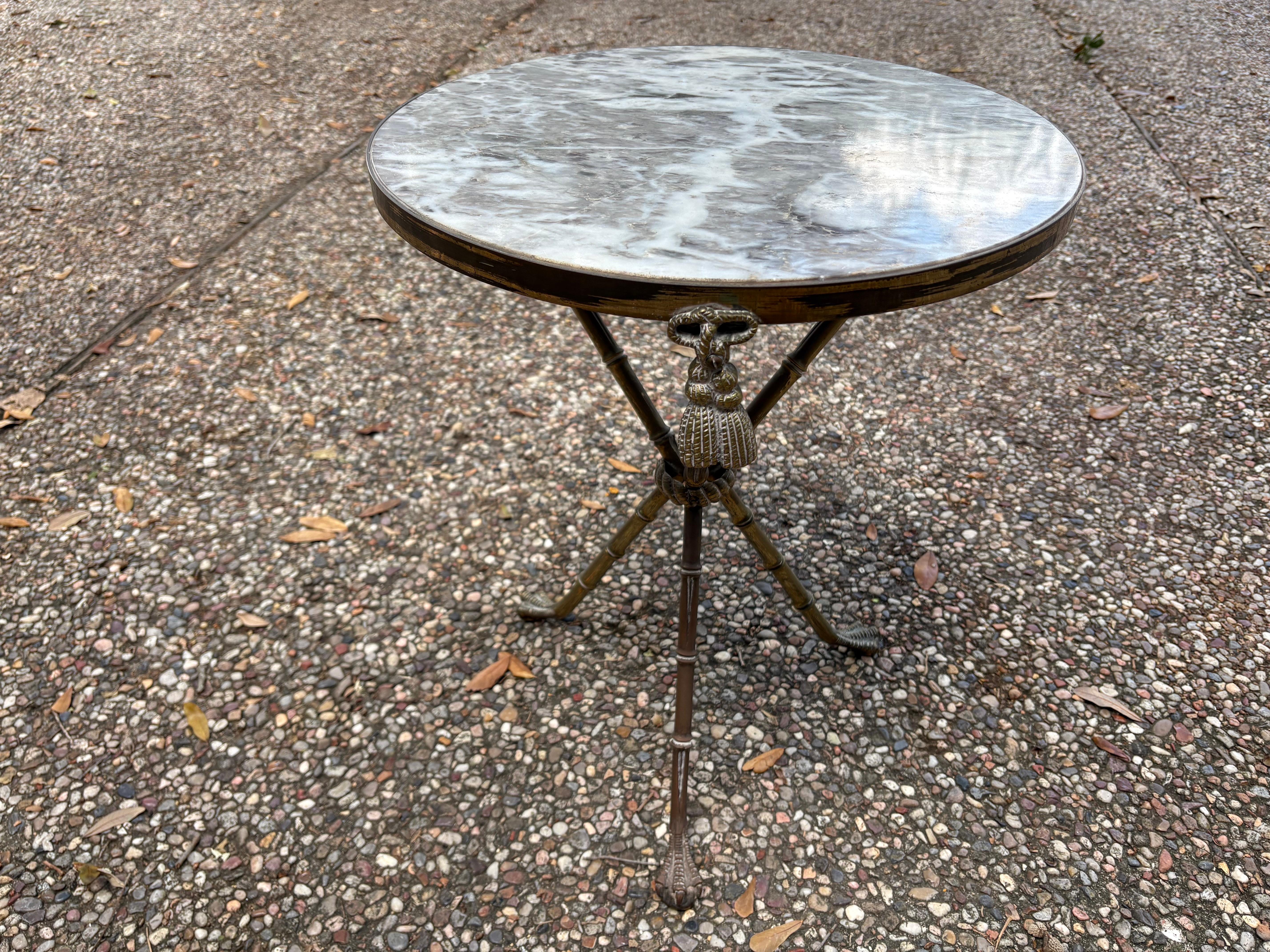 Italian Modern Neoclassical Style Bronze Table For Sale 5