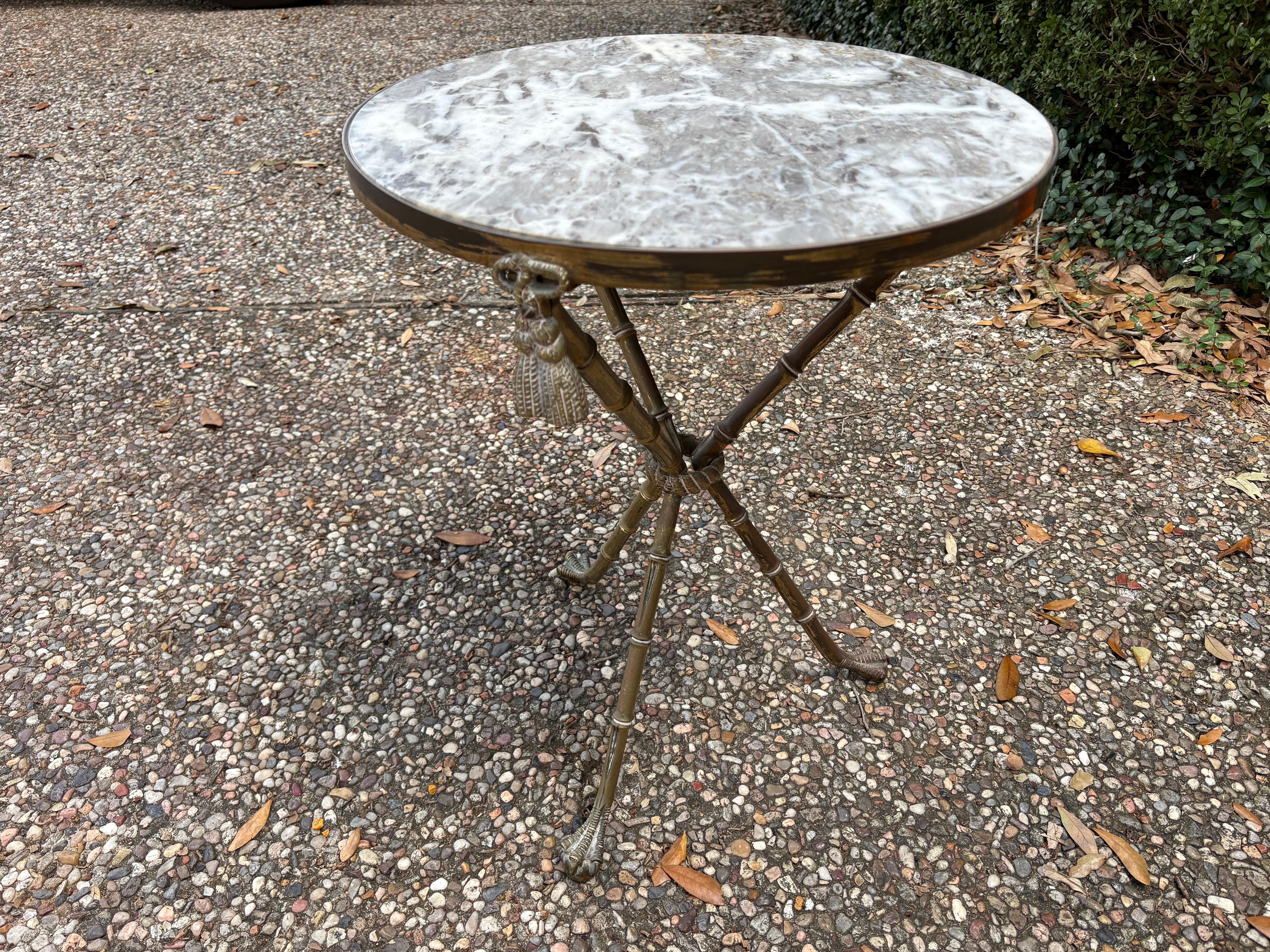 Italian Modern Neoclassical Style Bronze Table For Sale 2