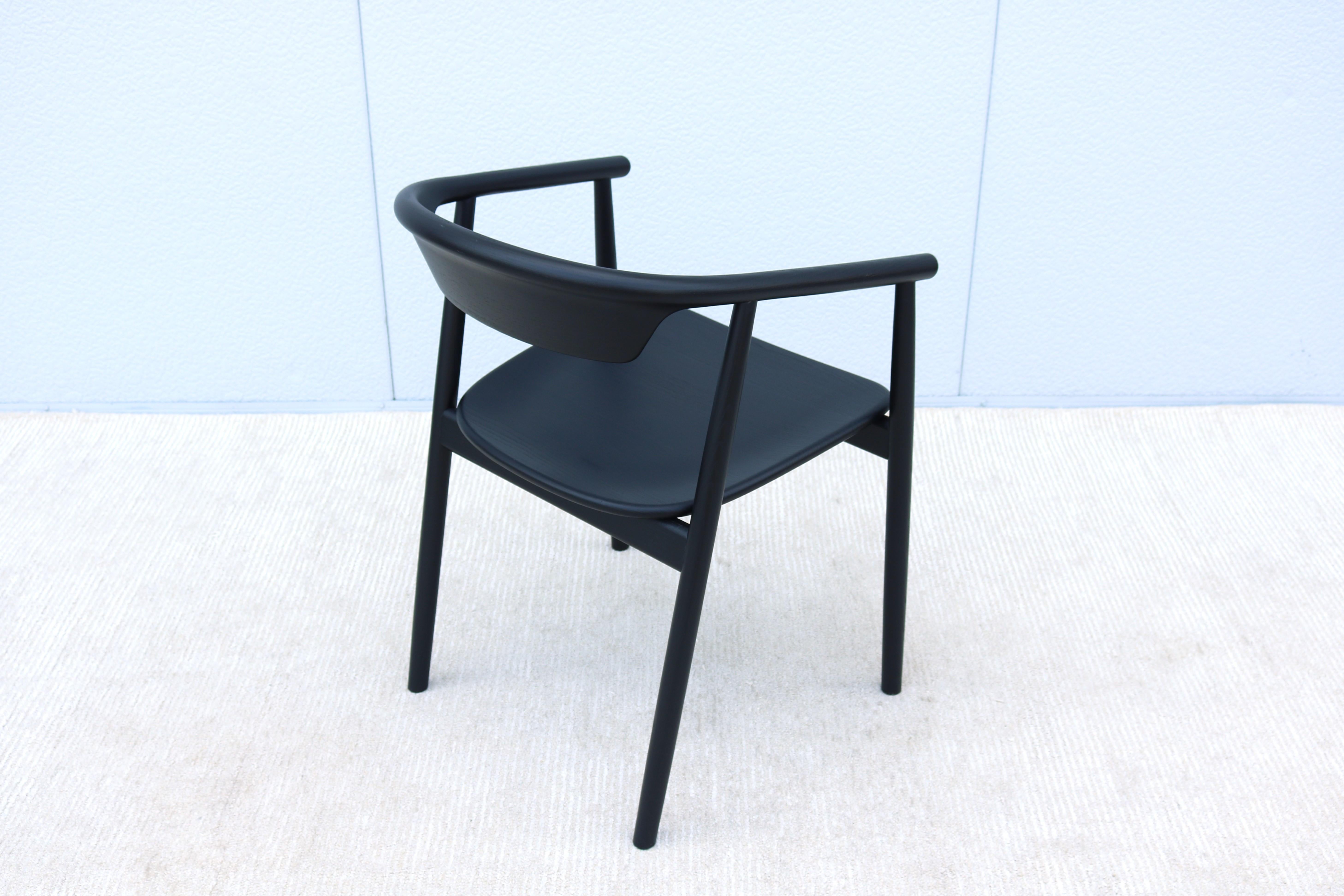 Foster + Partners per Mattiazzi MC 21 Leva Sedia in frassino nero in vendita 6
