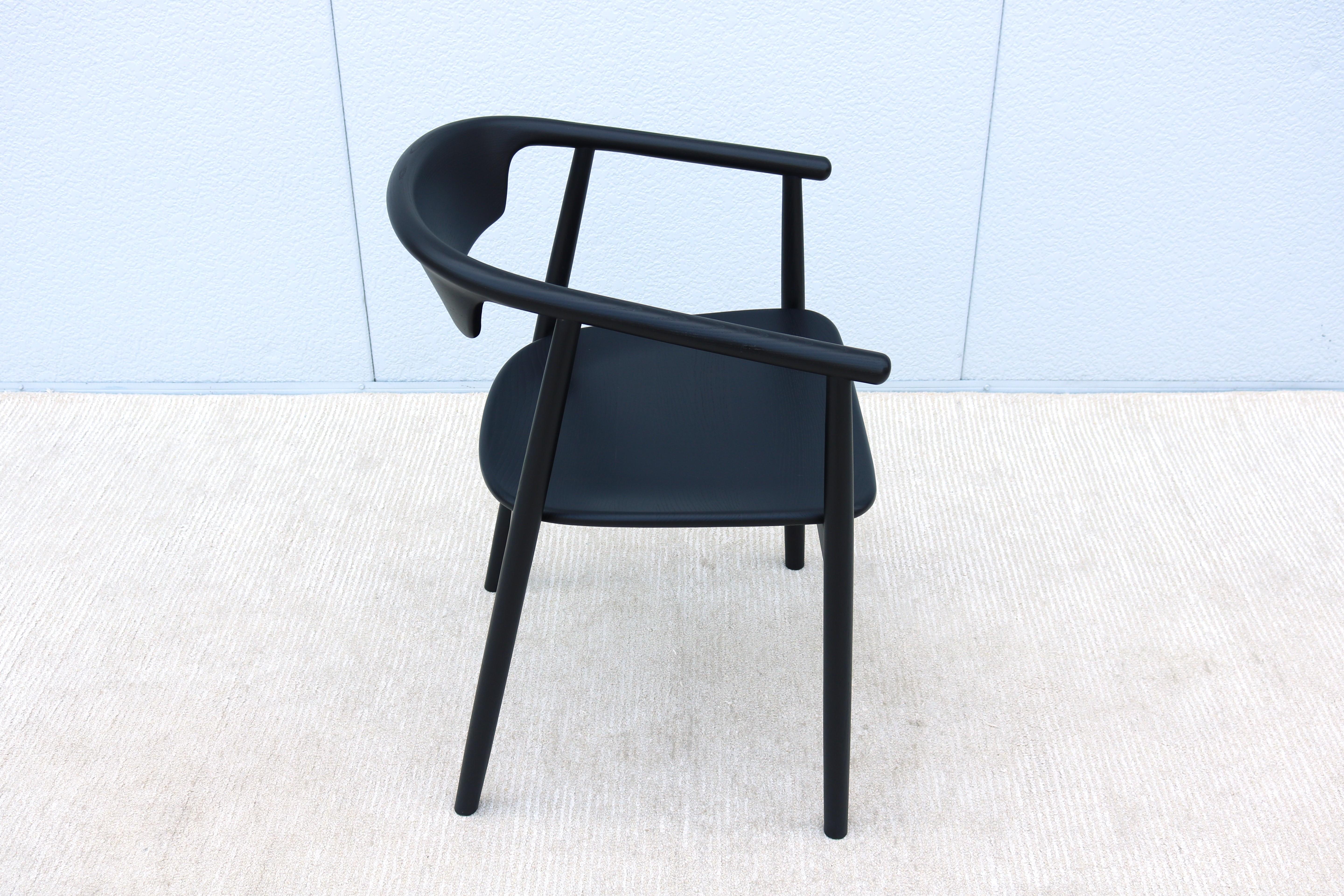 Foster + Partners per Mattiazzi MC 21 Leva Sedia in frassino nero in vendita 7