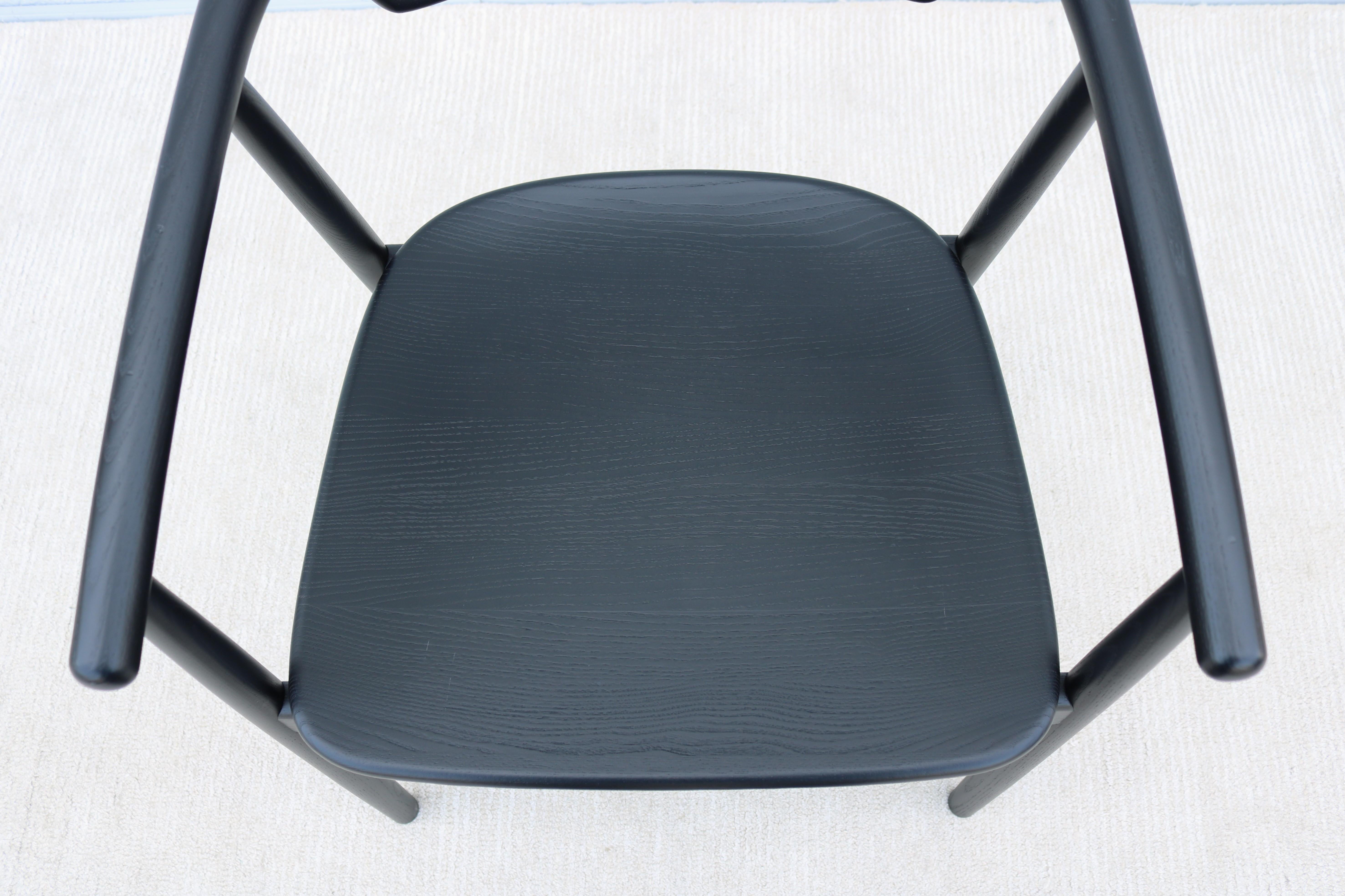 Foster + Partners per Mattiazzi MC 21 Leva Sedia in frassino nero in vendita 11
