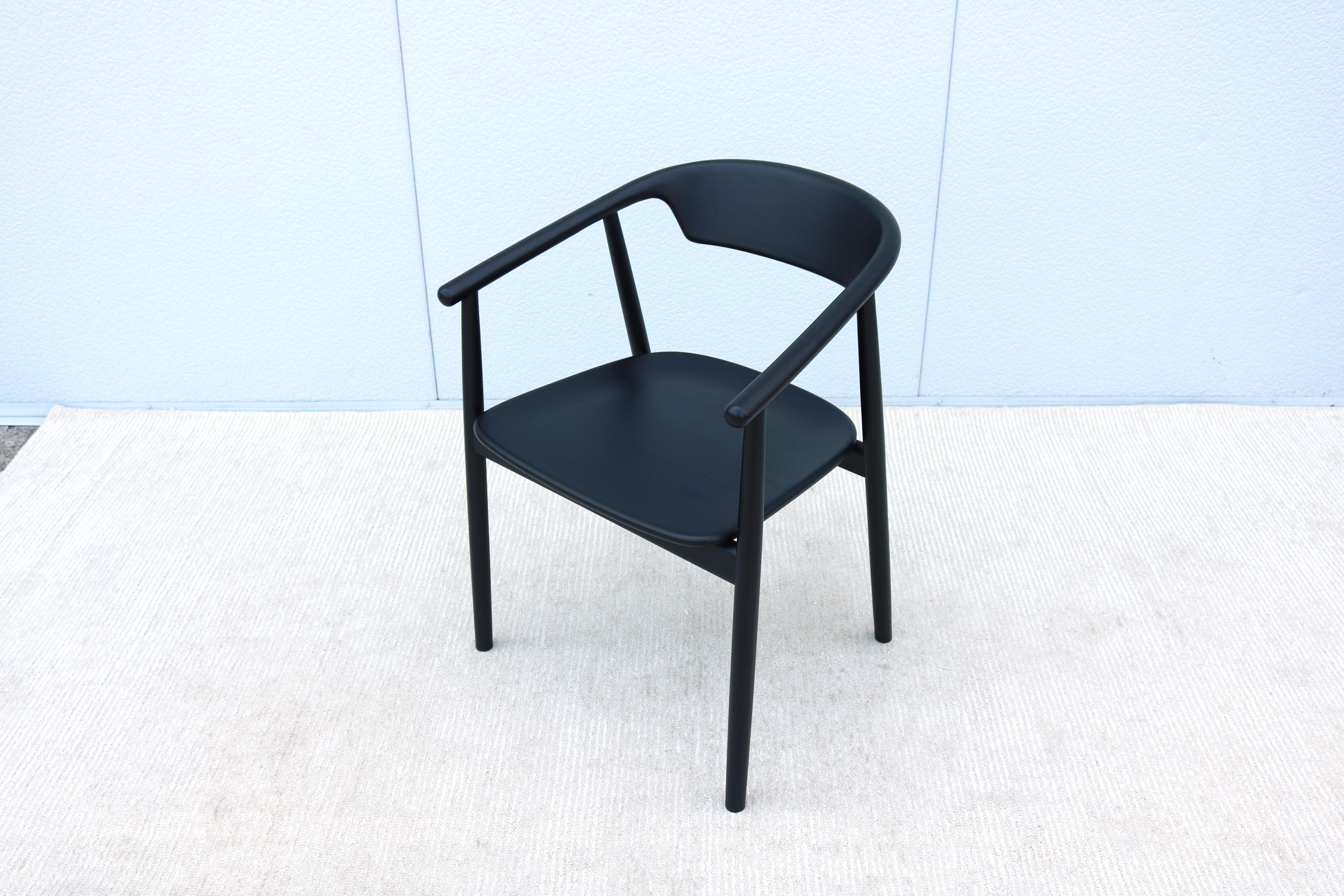Frassino Foster + Partners per Mattiazzi MC 21 Leva Sedia in frassino nero in vendita