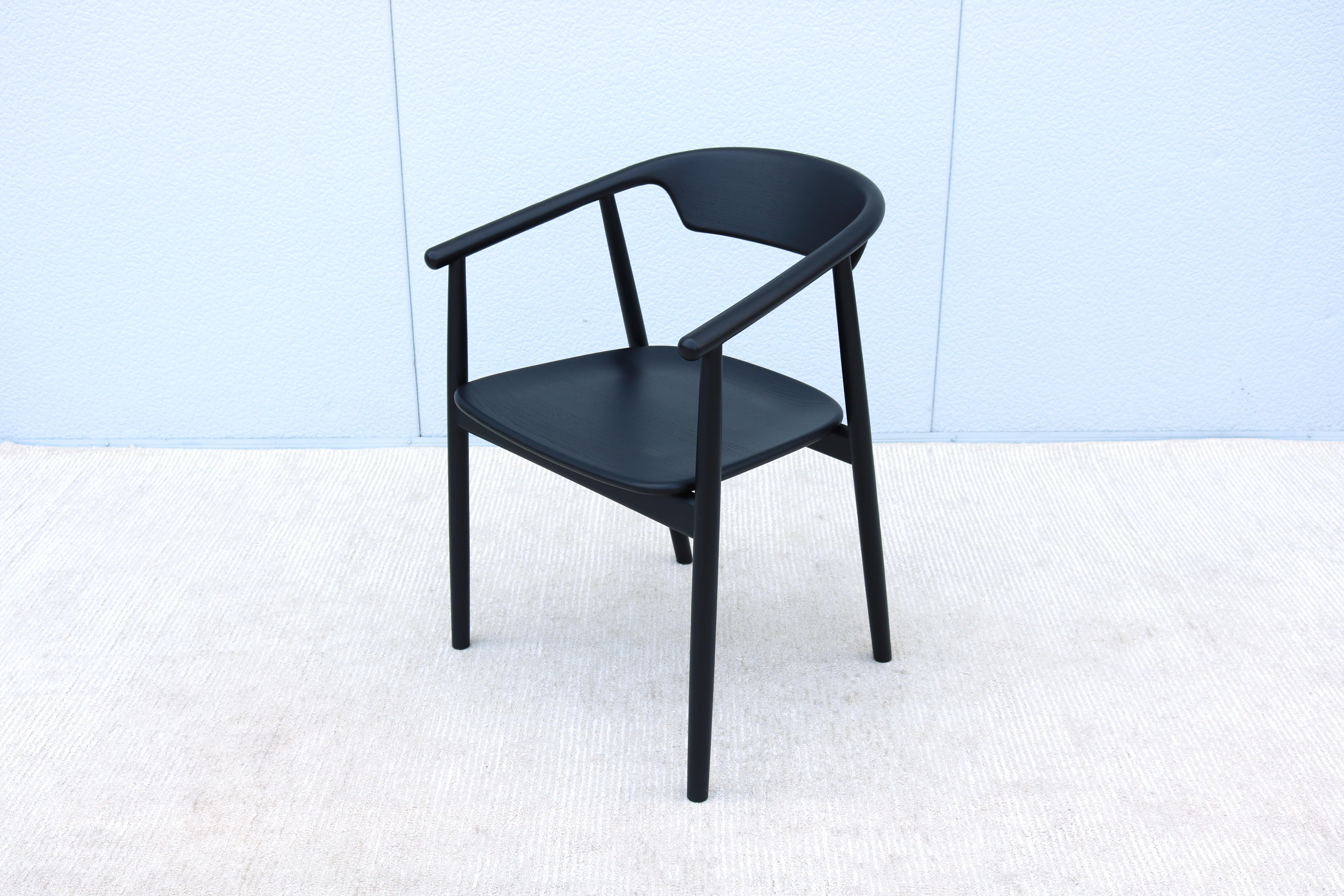 Foster + Partners per Mattiazzi MC 21 Leva Sedia in frassino nero in vendita 1