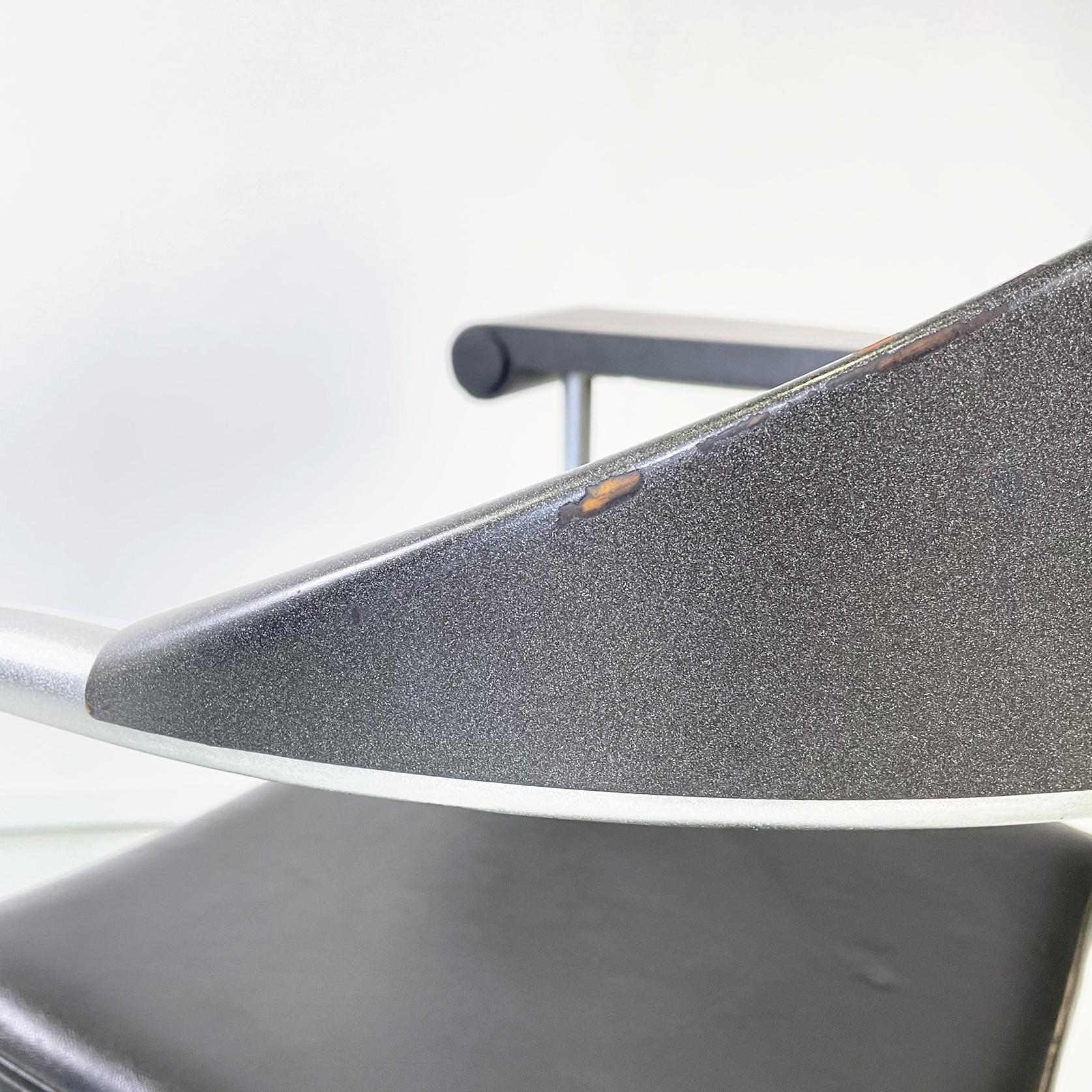 Italian Modern Office Techno Barber Chair by Philippe Starck Maleletti, 1990s 7