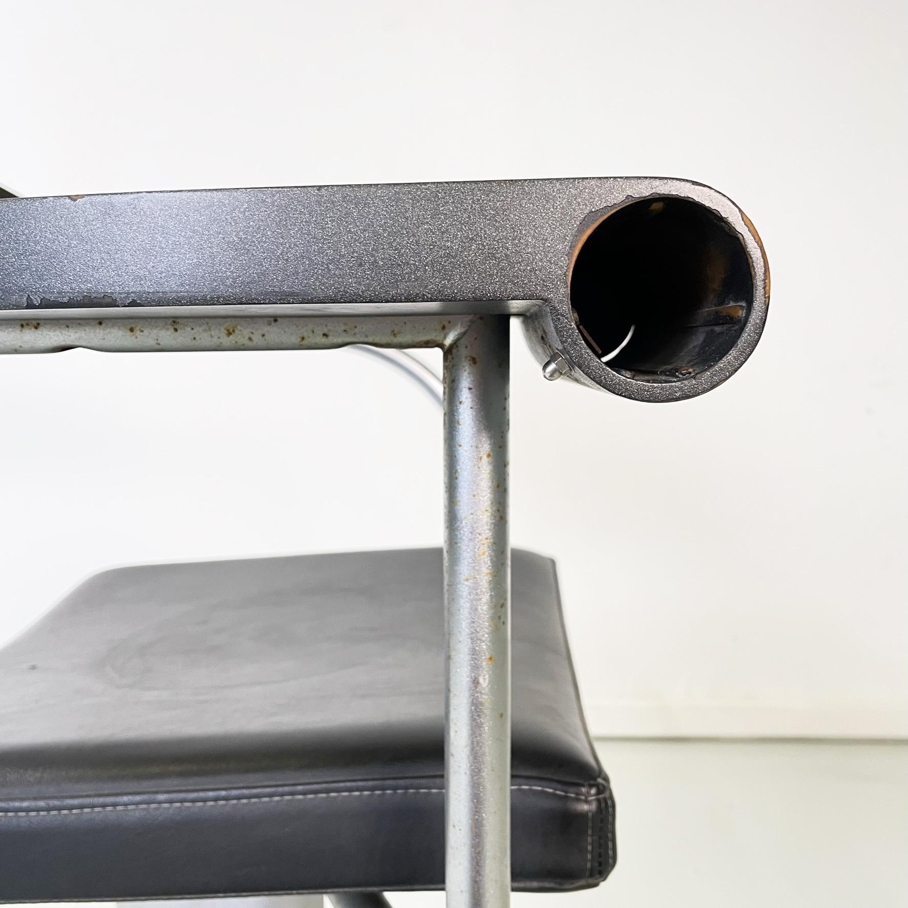 Italian Modern Office Techno Barber Chair by Philippe Starck Maleletti, 1990s 10