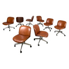 Sillas de oficina modernas italianas de Ico Parisi para MiM, años 70