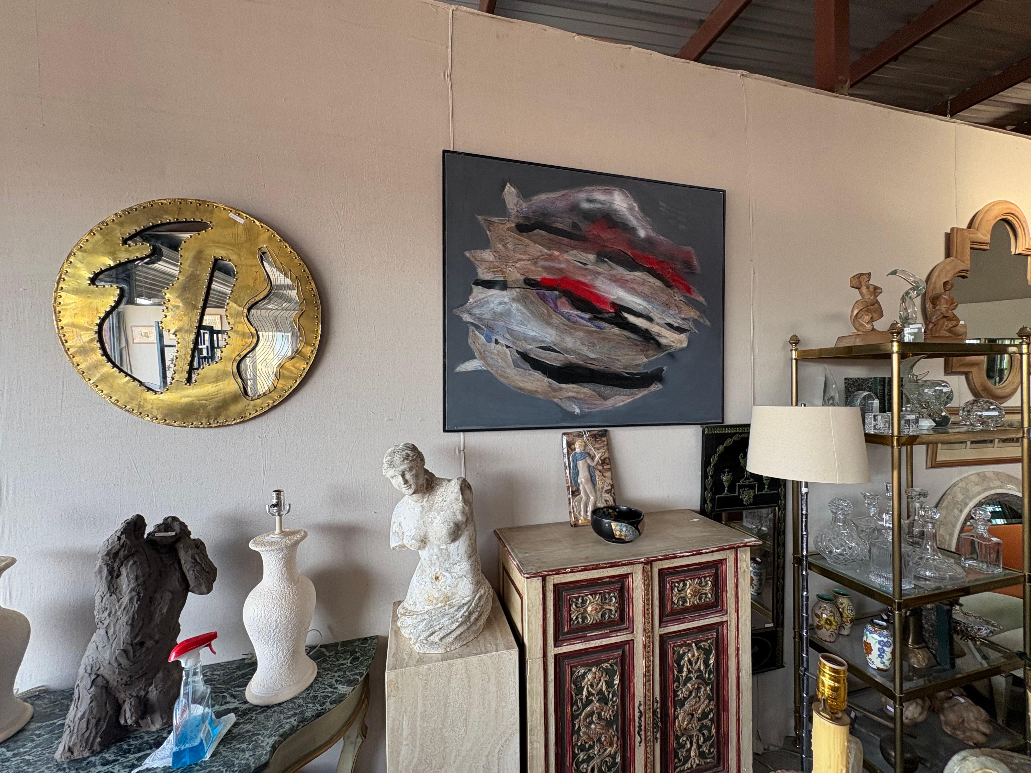 Italian Modern Oil on Canvas by Fausta Dossi (Leinwand) im Angebot