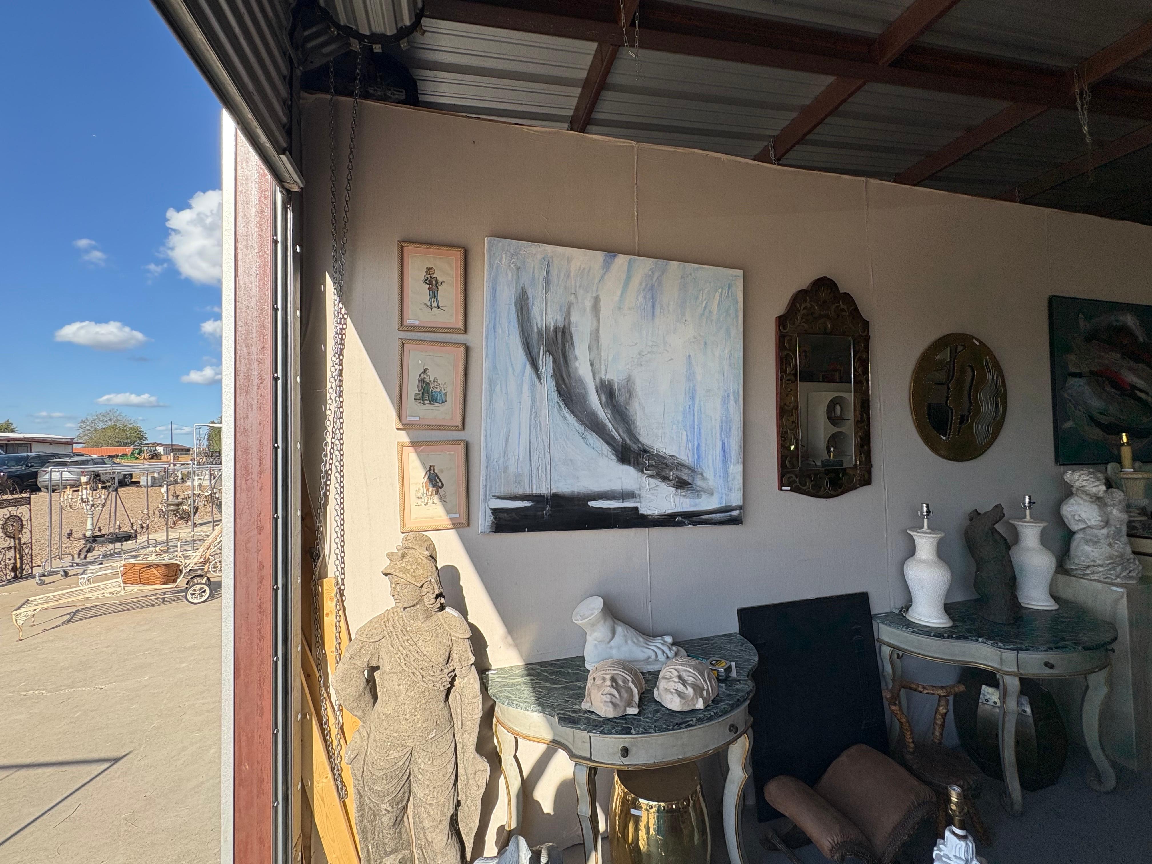 Italienische Moderne Öl auf Leinwand von Fausta Dossi im Angebot 2