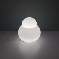 Italian Modern Opaline Glass Table Lamp Daruma by Asti for Fontana Arte, 1970s