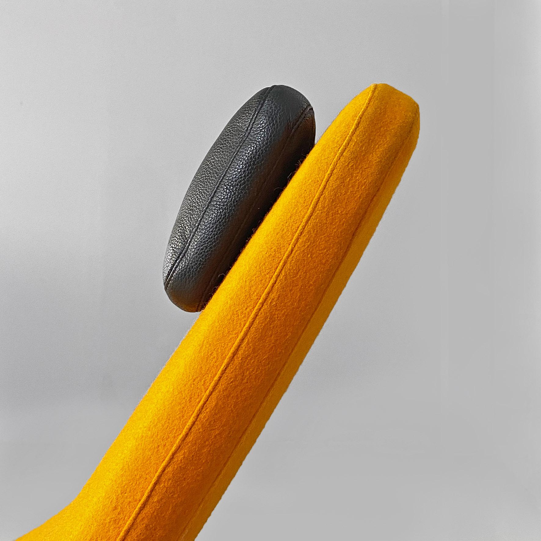 Chaise lounge moderna italiana Landscape arancione, Jeffrey Bernett, B&B Italia, 1999 in vendita 3