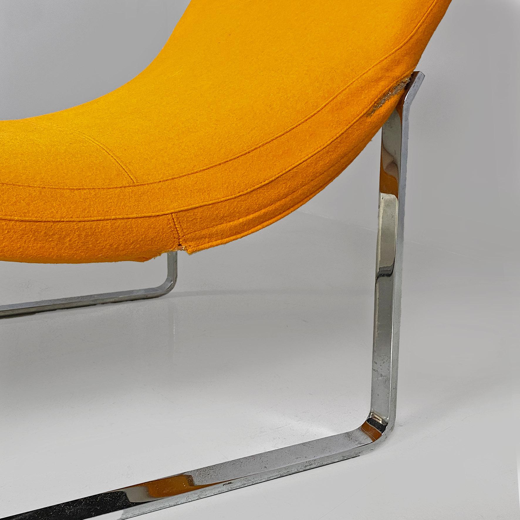 Chaise lounge moderna italiana Landscape arancione, Jeffrey Bernett, B&B Italia, 1999 in vendita 8