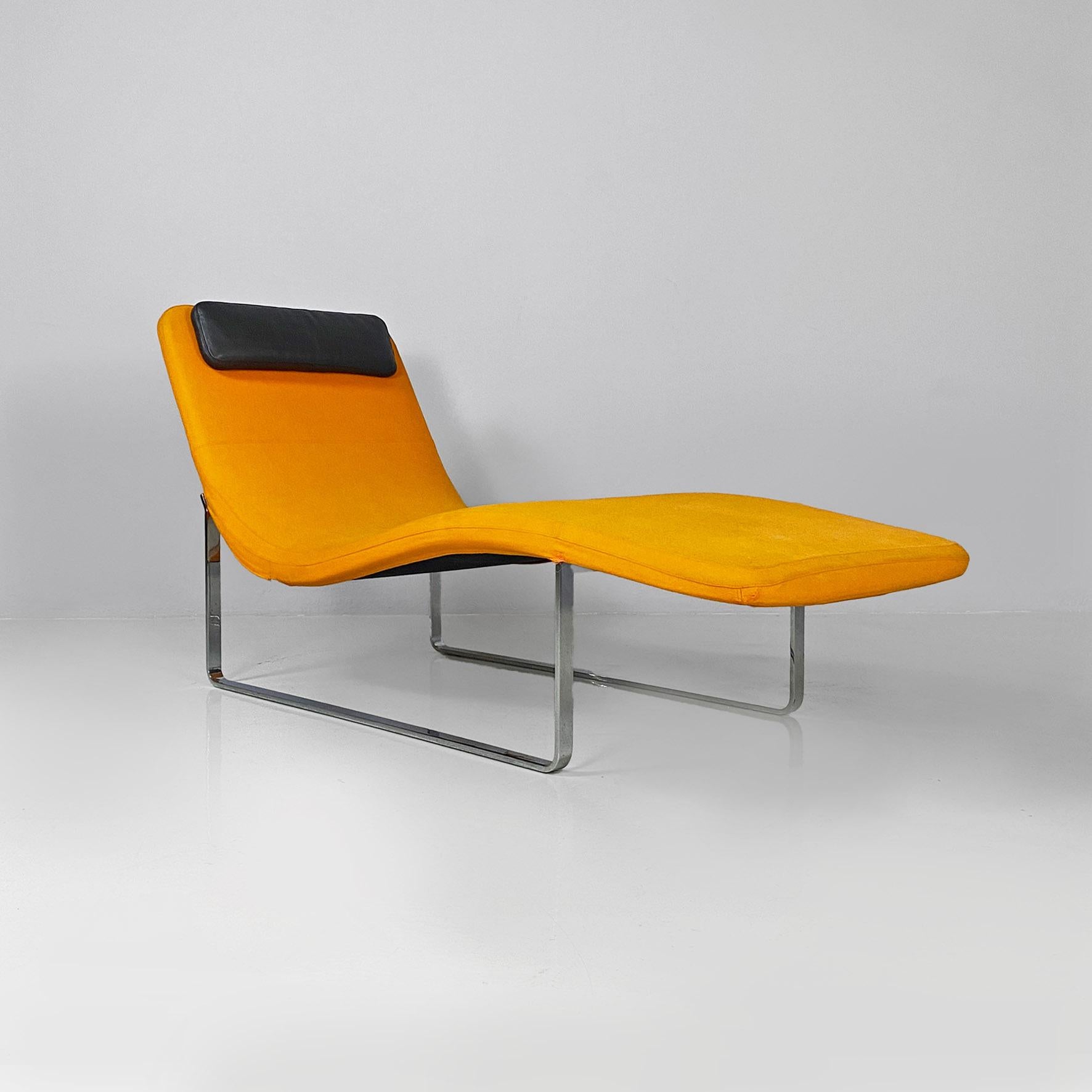 Chaise lounge moderna italiana Landscape arancione, Jeffrey Bernett, B&B Italia, 1999 In condizioni buone in vendita a MIlano, IT
