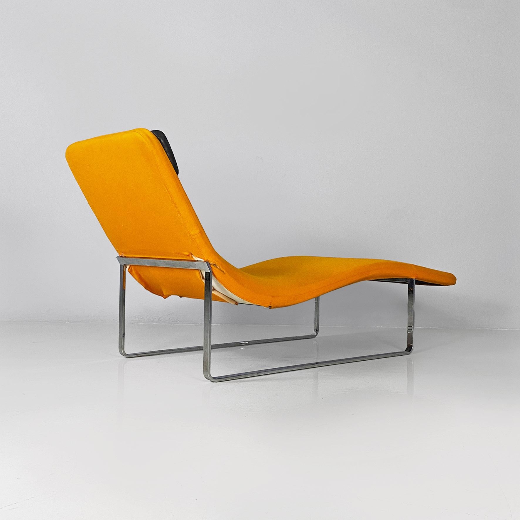 Fine XX secolo Chaise lounge moderna italiana Landscape arancione, Jeffrey Bernett, B&B Italia, 1999 in vendita