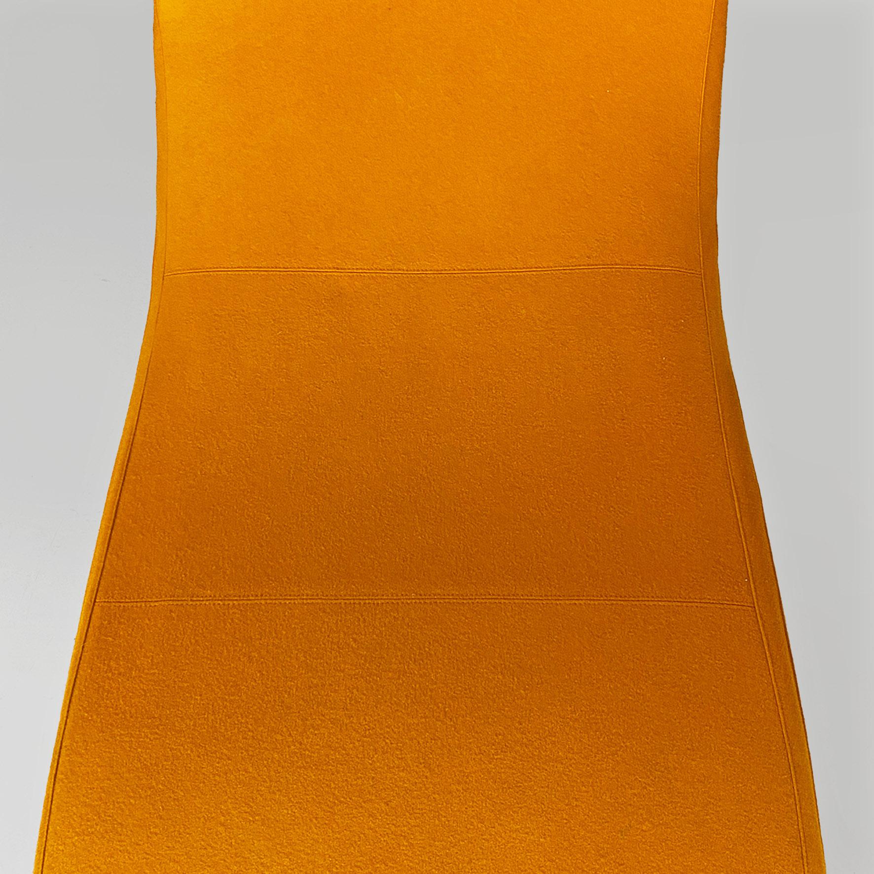 Chaise lounge moderna italiana Landscape arancione, Jeffrey Bernett, B&B Italia, 1999 in vendita 2