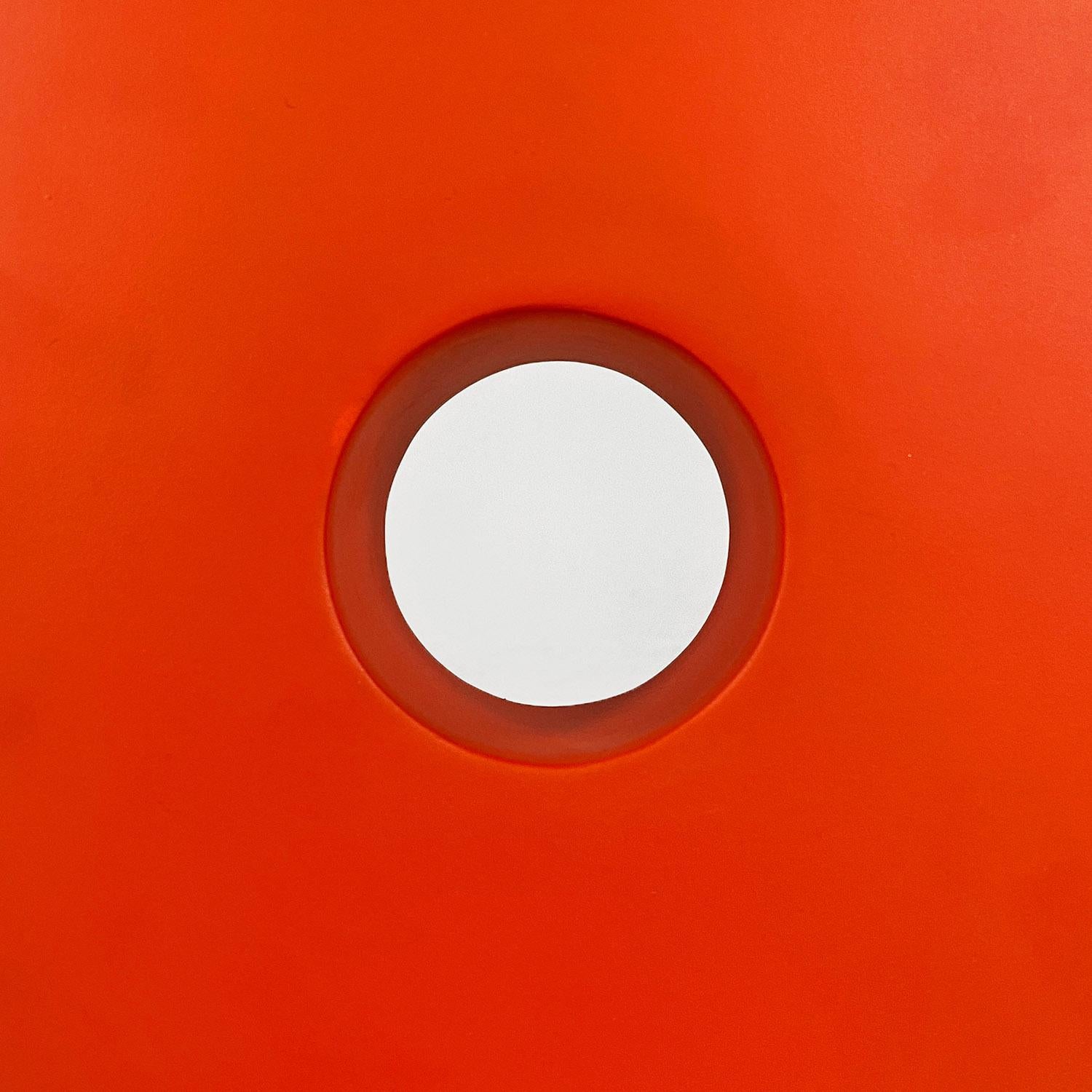 Moderne italienische Skulpturenvase in Orange und Rot von Florio Paccagnella, 2023 im Angebot 6