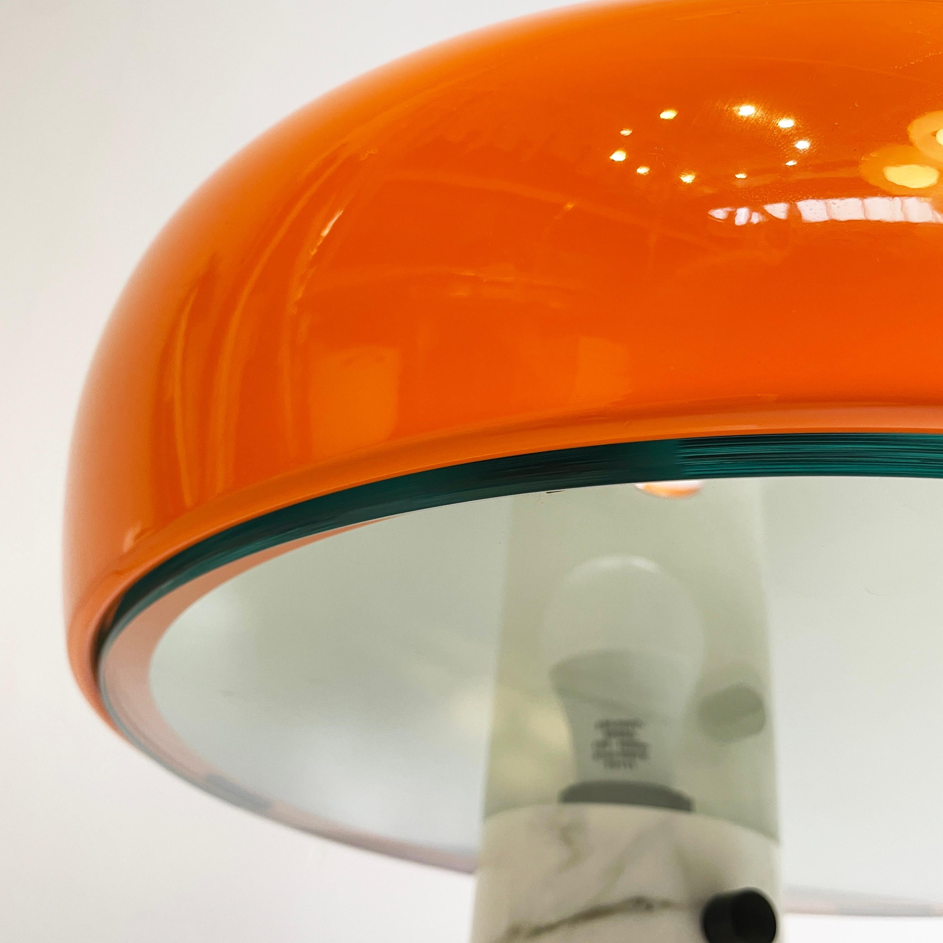 Italian modern orange table lamp Snoopy by Castiglioni brothers for Flos, 2020 6
