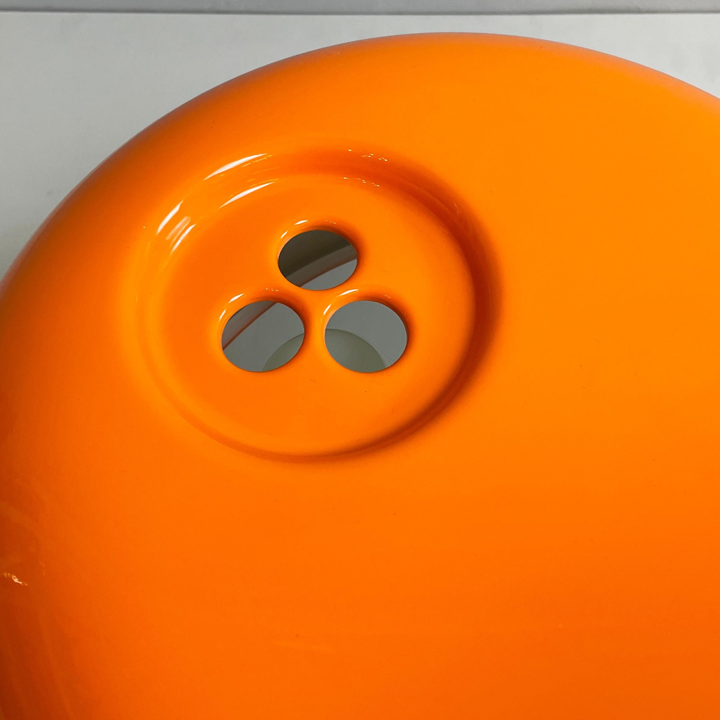 Italian modern orange table lamp Snoopy by Castiglioni brothers for Flos, 2020 3