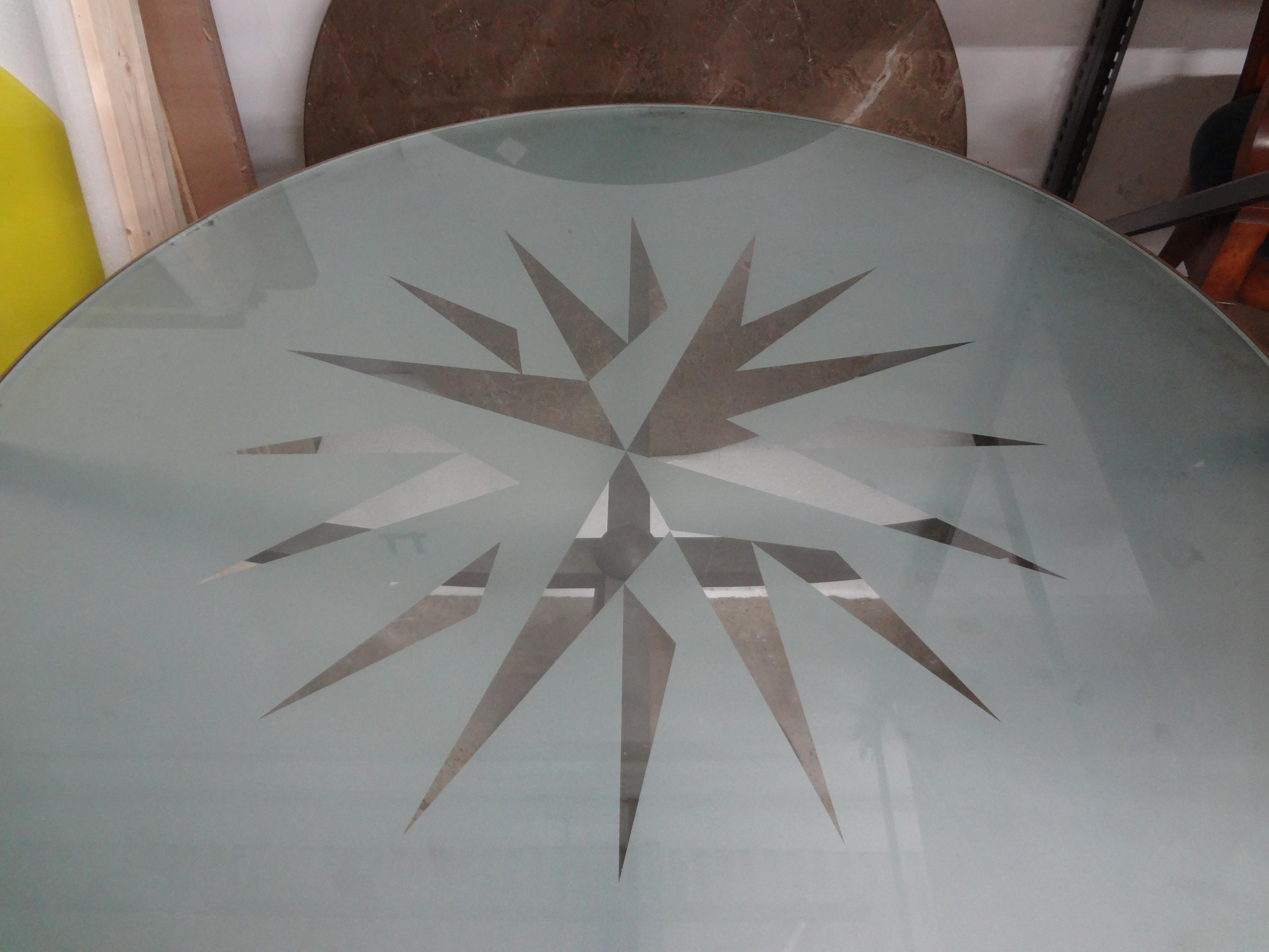 Italian Modern Astrolabio Center Table By Oscar Tusquets For Sale 4