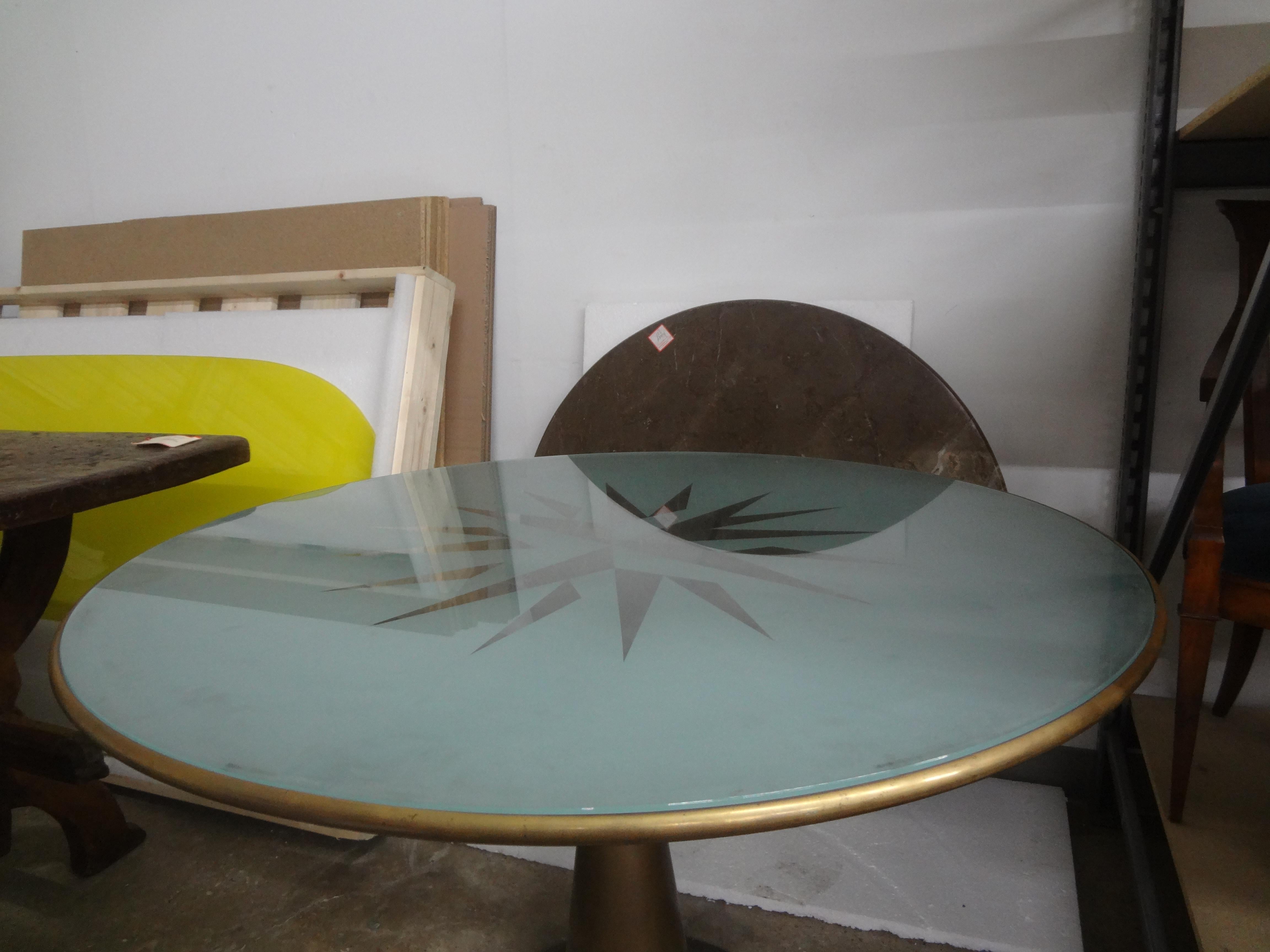 Italian Modern Oscar Tusquets Astrolabio Center Table For Sale 2