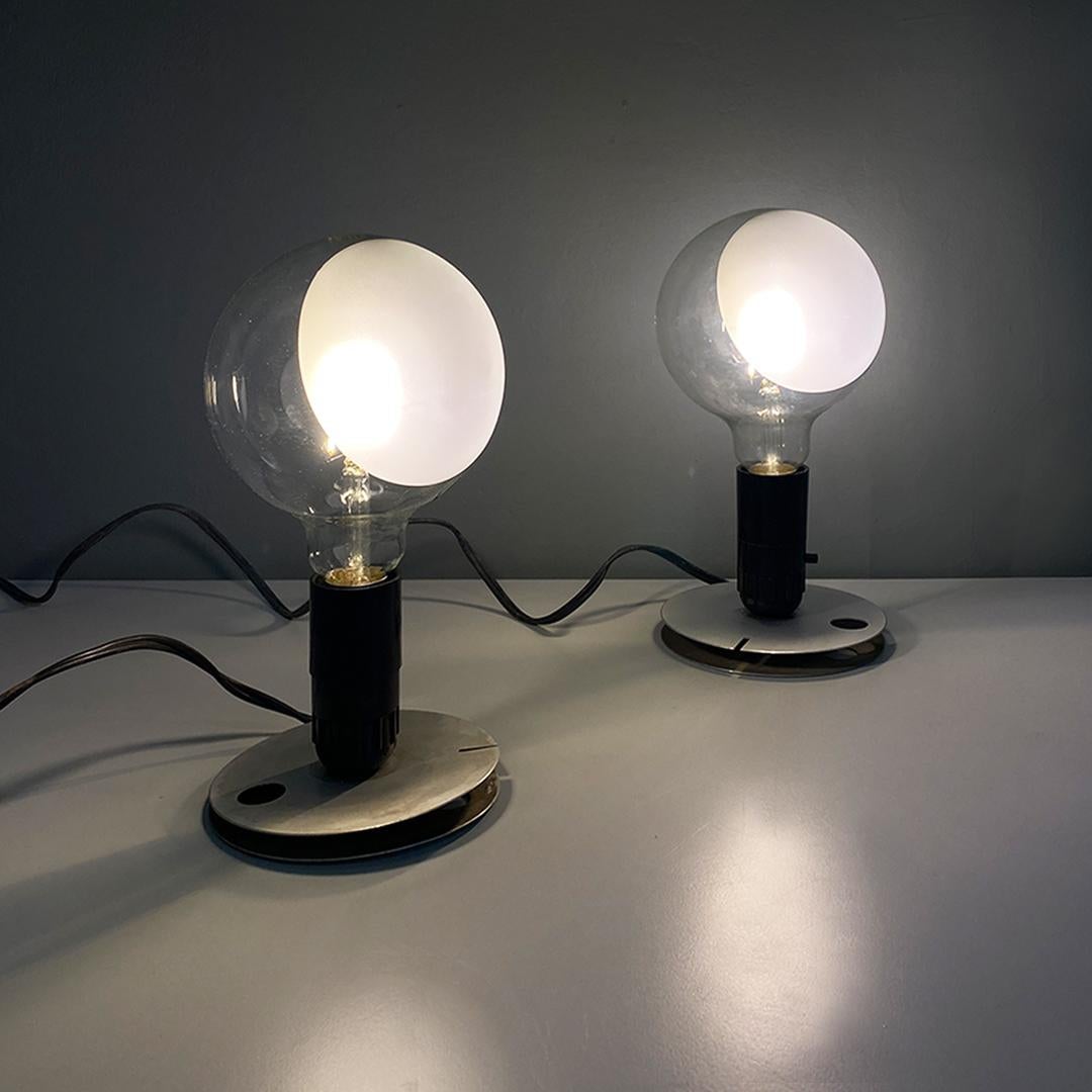 Late 20th Century Italian Modern Pair of Lampadina Table Lamps by Castiglioni's for Flos, 1972