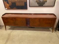 Italian Modern Palisander 4 Door Credenza, Ico Parisi