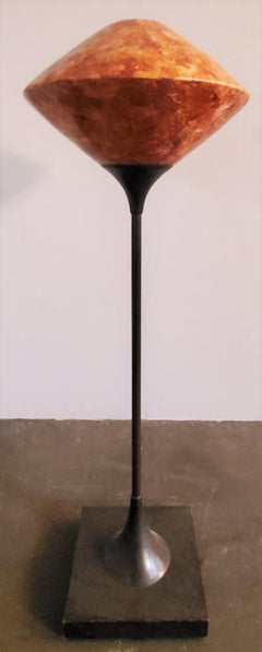 Italian Modern Pendant Floor Lamps with Floral Petal Design, a Pair