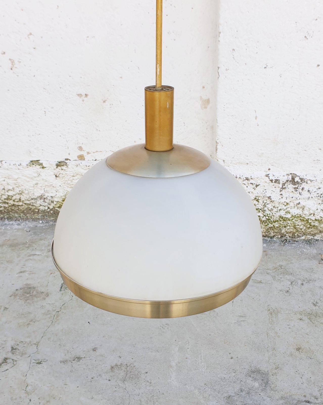 Italian Modern Pendant Lamp by Pia Giudetti Crippa for Lumi, Italy 60s In Excellent Condition For Sale In Lucija, SI