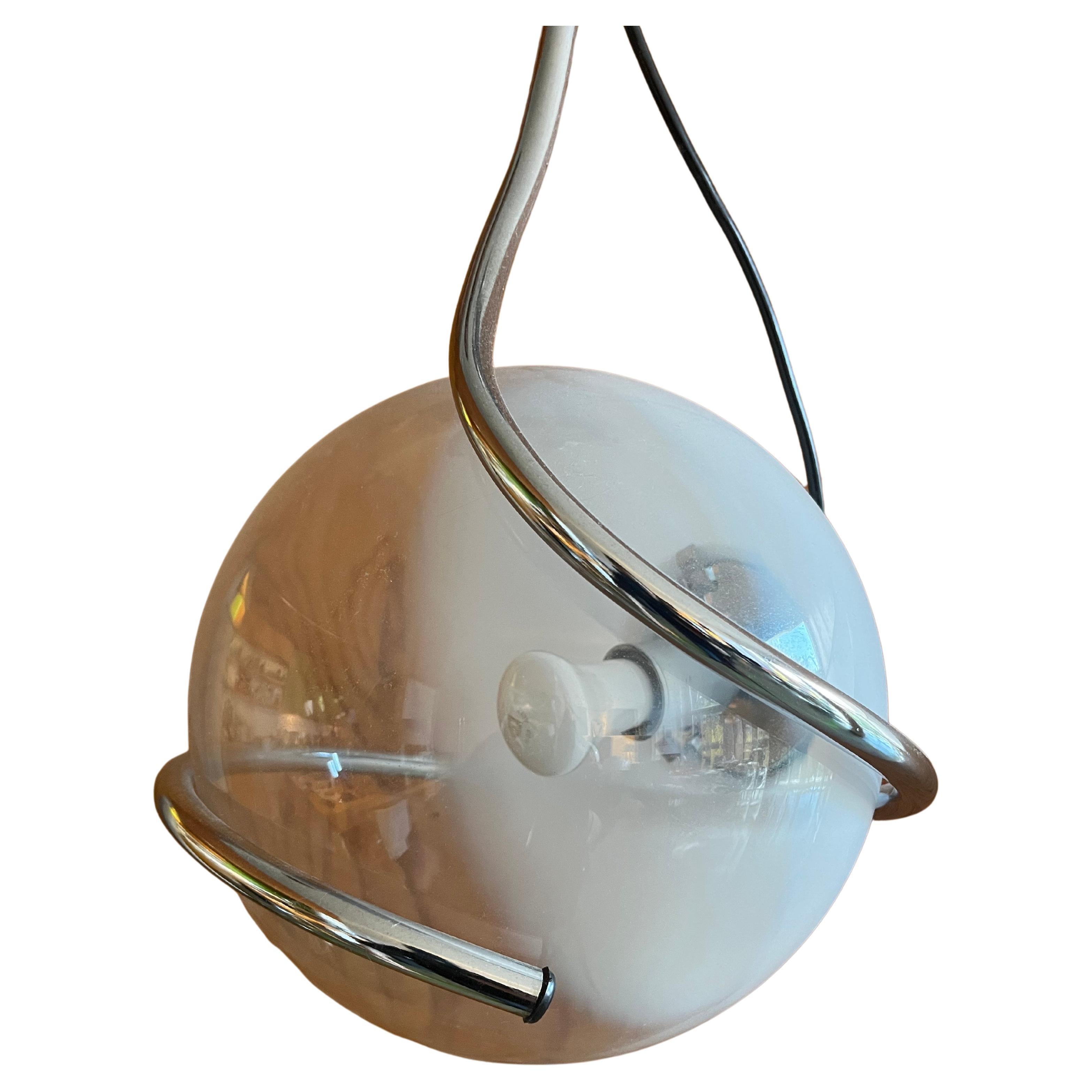 Lampe à suspension moderne italienne conçue pour Targetti Sankey - 1970 en vente
