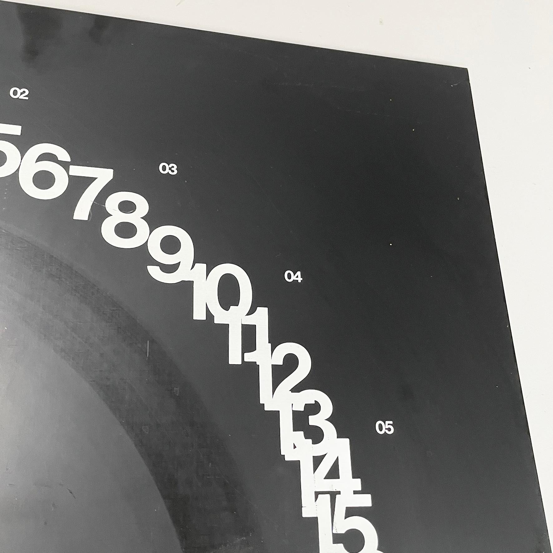 Calendario perpetuo moderno italiano Meridiana Giulio Confalonieri Studio Nava 1978 en venta 4