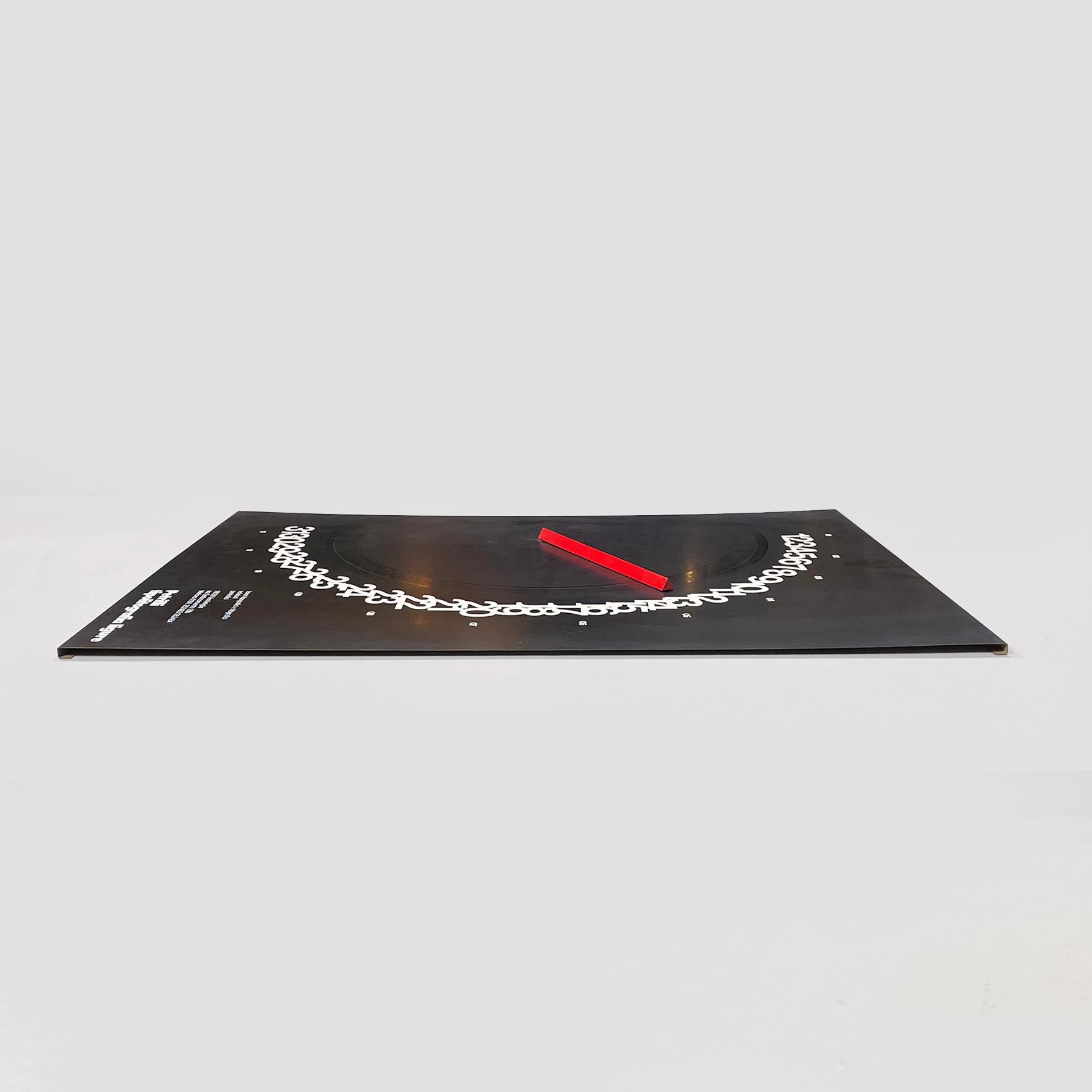 Italian modern perpetual Meridiana calendar Giulio Confalonieri Studio Nava 1978 7