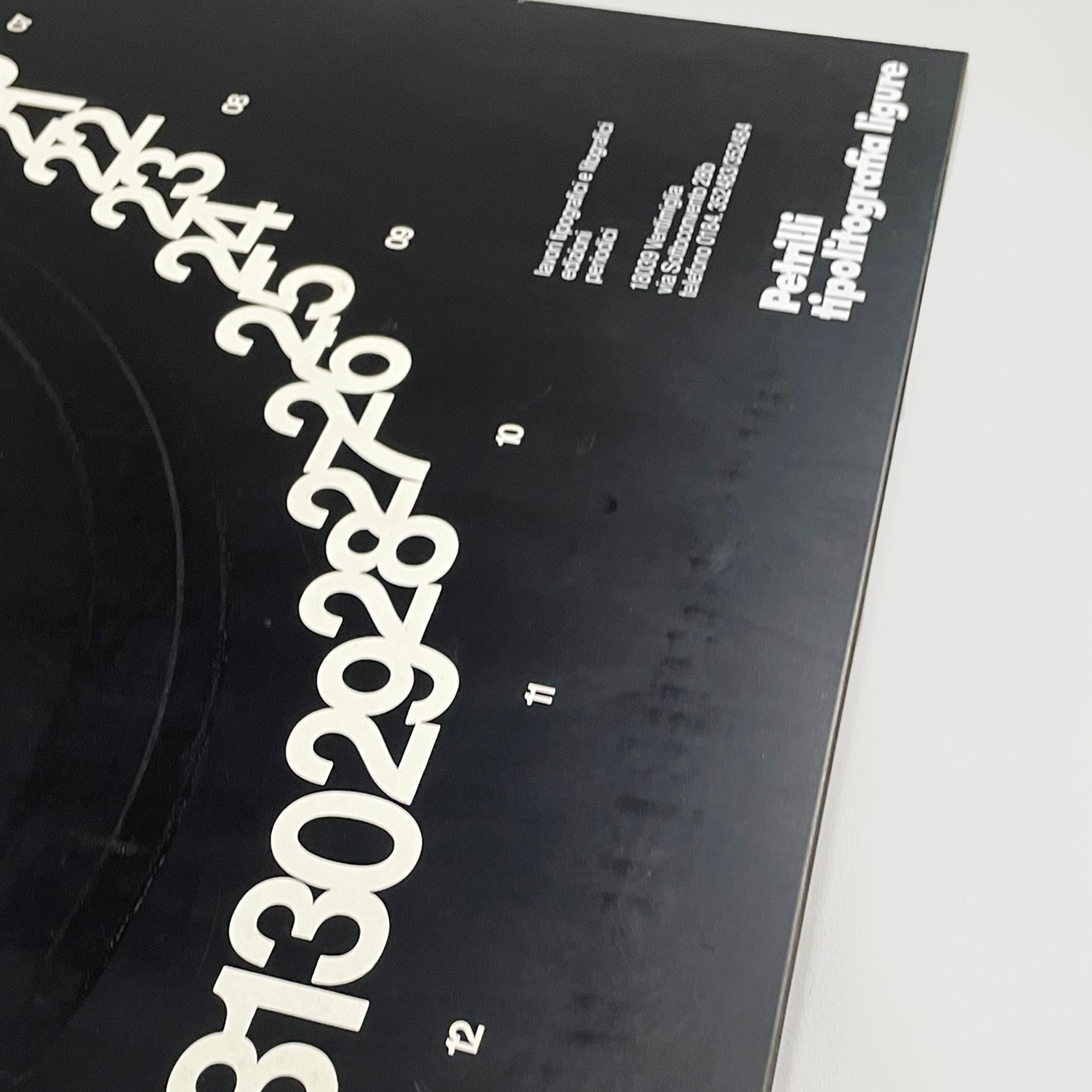 Italian modern perpetual Meridiana calendar Giulio Confalonieri Studio Nava 1978 In Good Condition In MIlano, IT