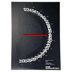 Italian modern perpetual Meridiana calendar Giulio Confalonieri Studio Nava 1978