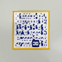 Italienischer moderner italienischer zeitgenössischer Wandkalender Tuttigiorni von Luciano Torre, 1988