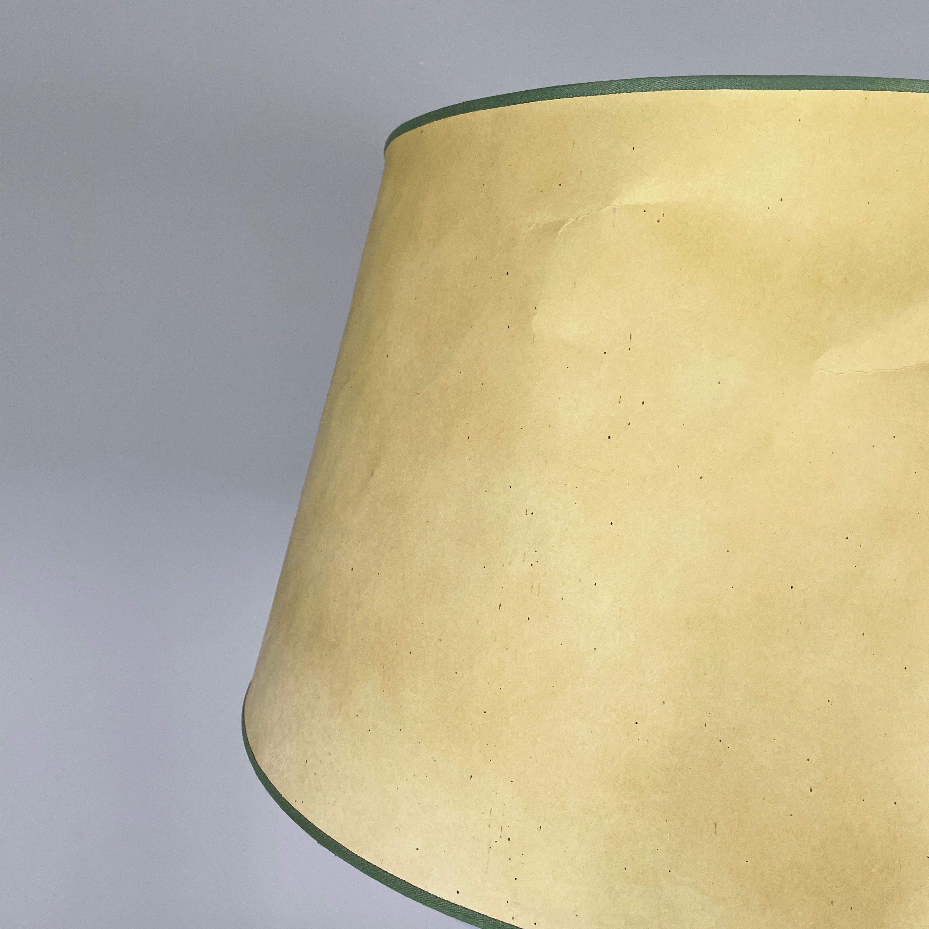 Italian modern Pineapple shape floor lamp in wicker, 1970s For Sale 1