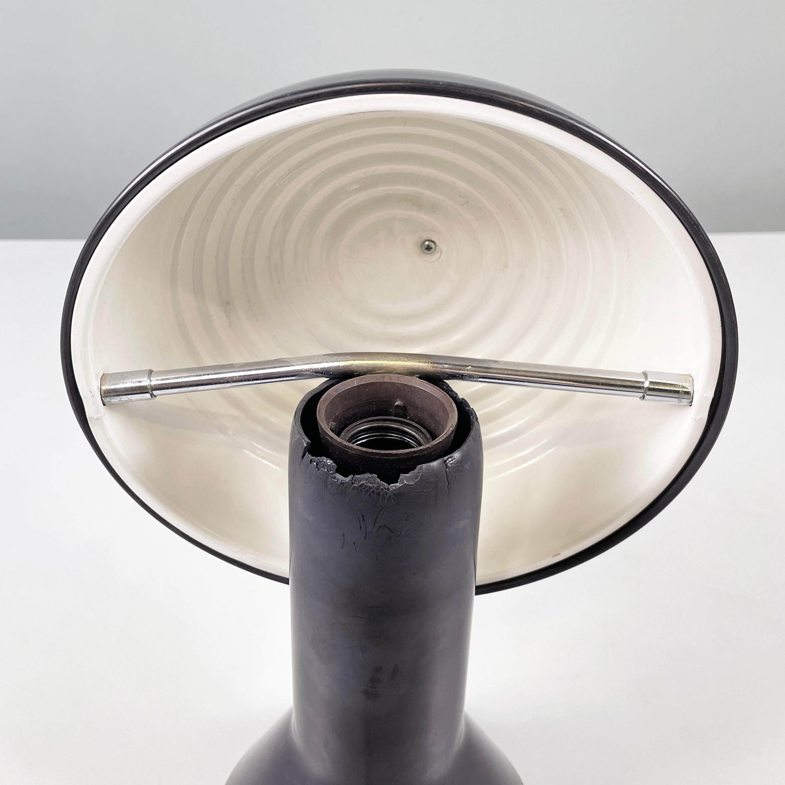 Italian modern Plastic adjustable table lamp Elmetto by Martinelli Luce, 1980s 5