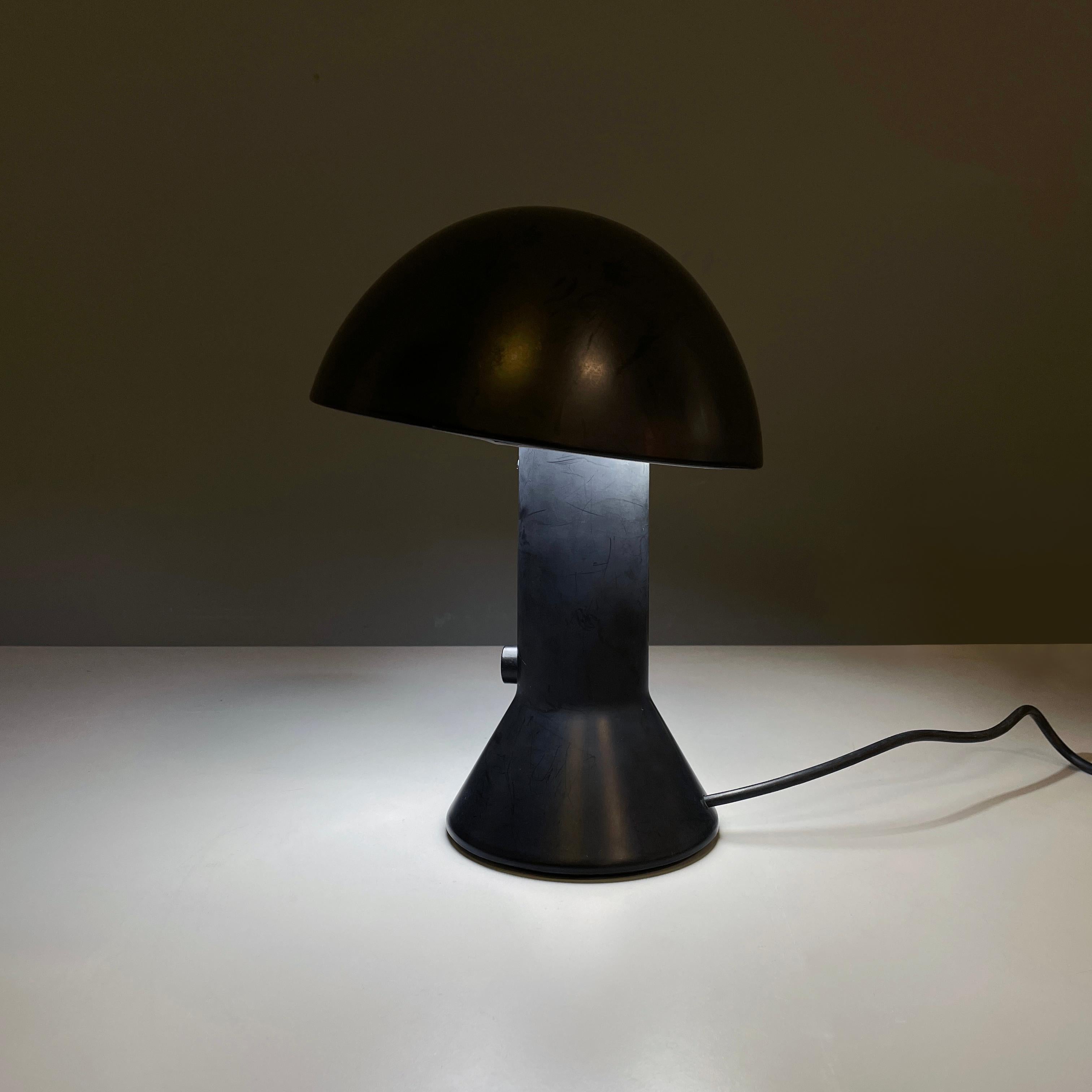 Italian modern Plastic adjustable table lamp Elmetto by Martinelli Luce, 1980s 1