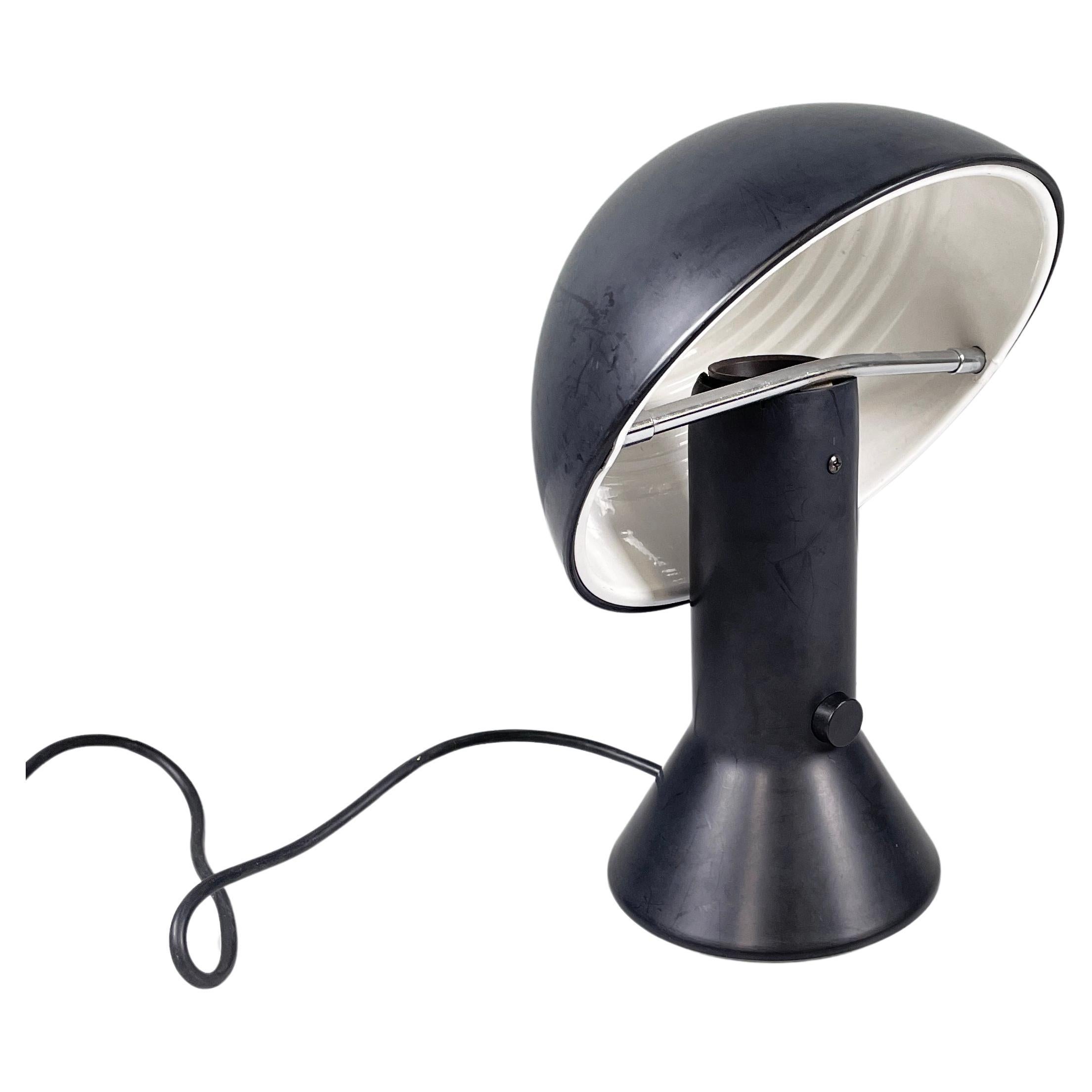 Italian modern Plastic adjustable table lamp Elmetto by Martinelli Luce, 1980s For Sale