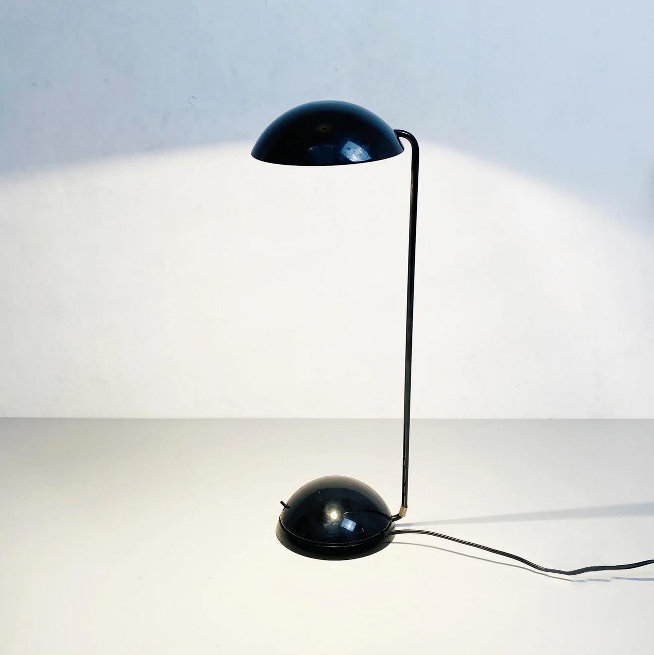 Italian Modern Plastic and Black Metal Bikini Table Lamp by Tronconi, 1980s For Sale 3