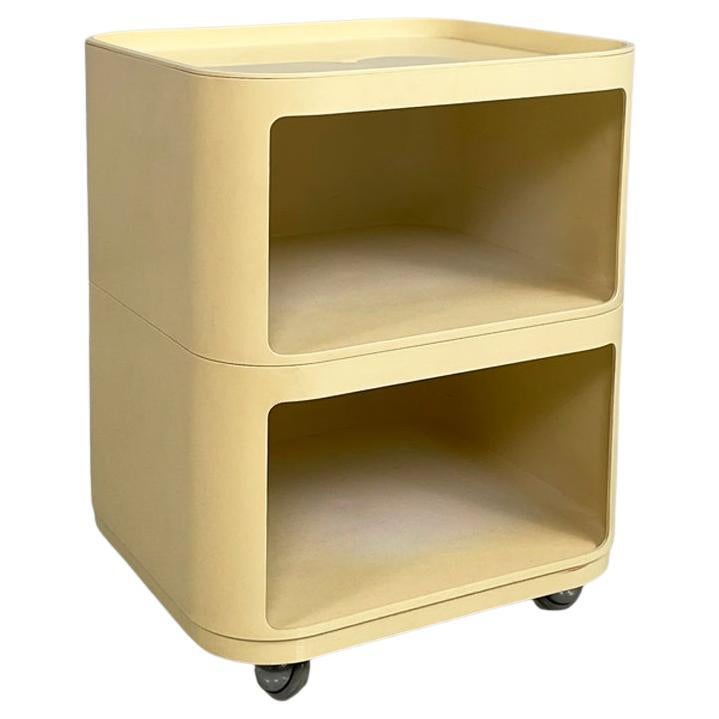 Cassettiera moderna italiana in plastica di Anna Castelli per Kartell, anni '70 in vendita